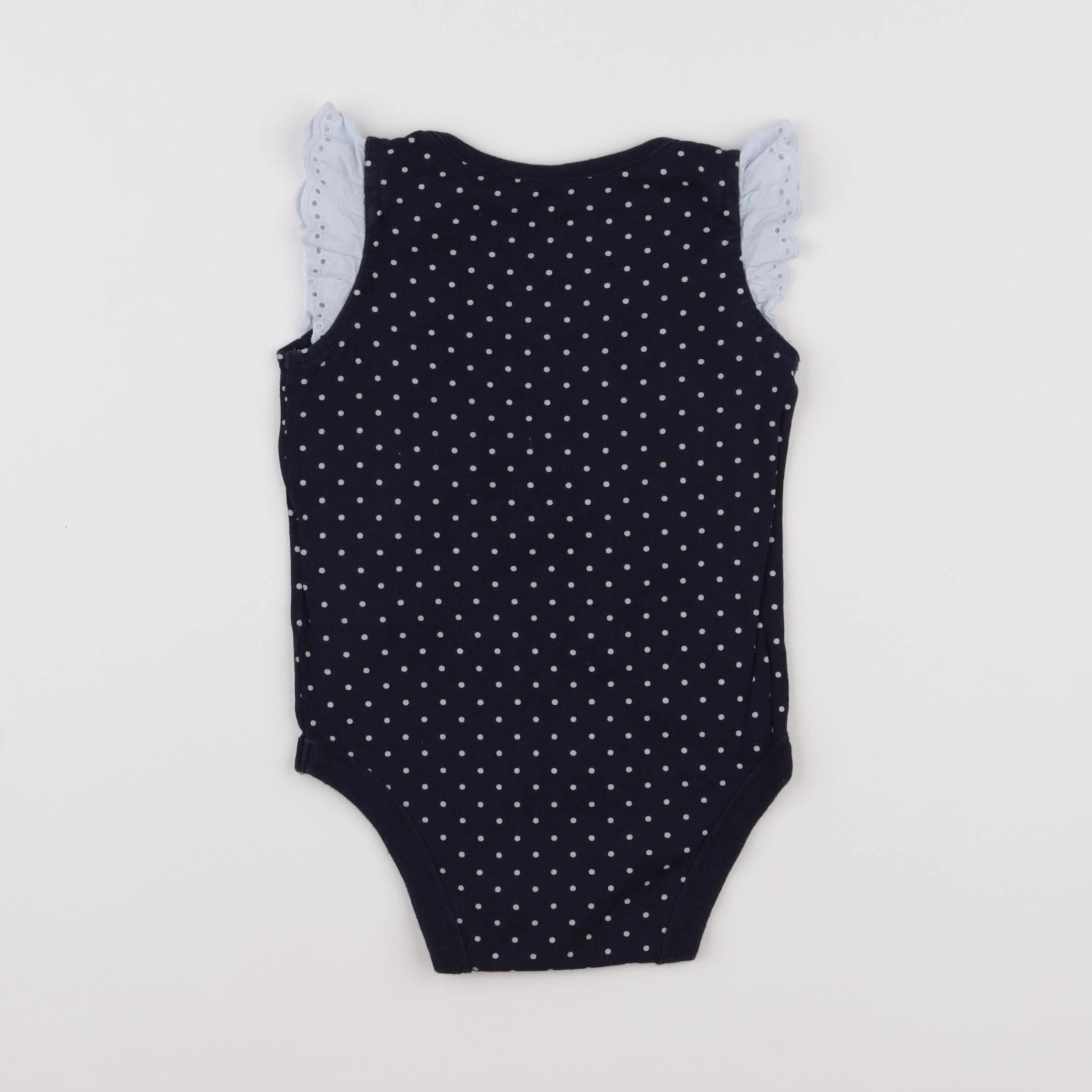 GAP - body bleu - 6/12 mois