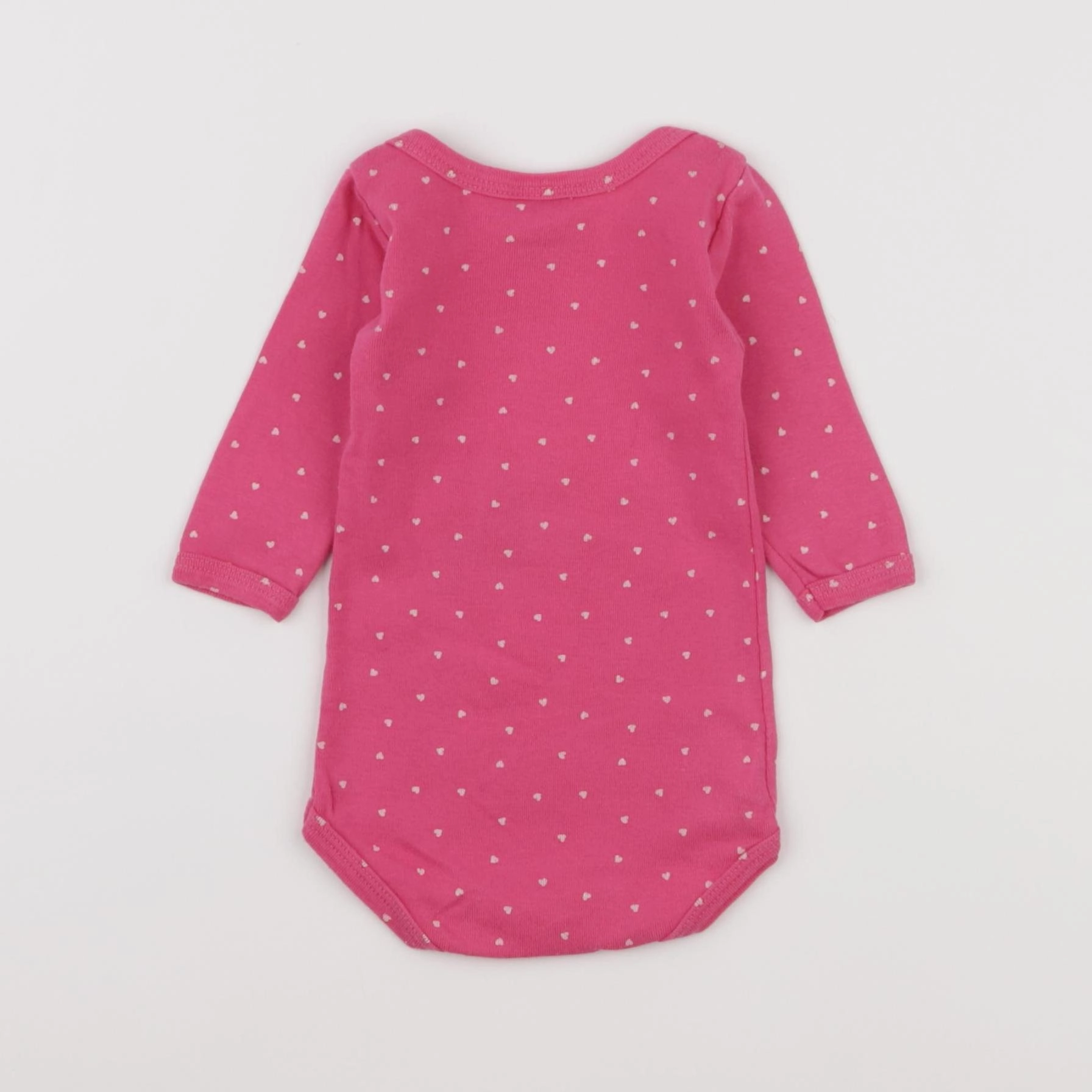 Petit Bateau - body rose - 3 mois