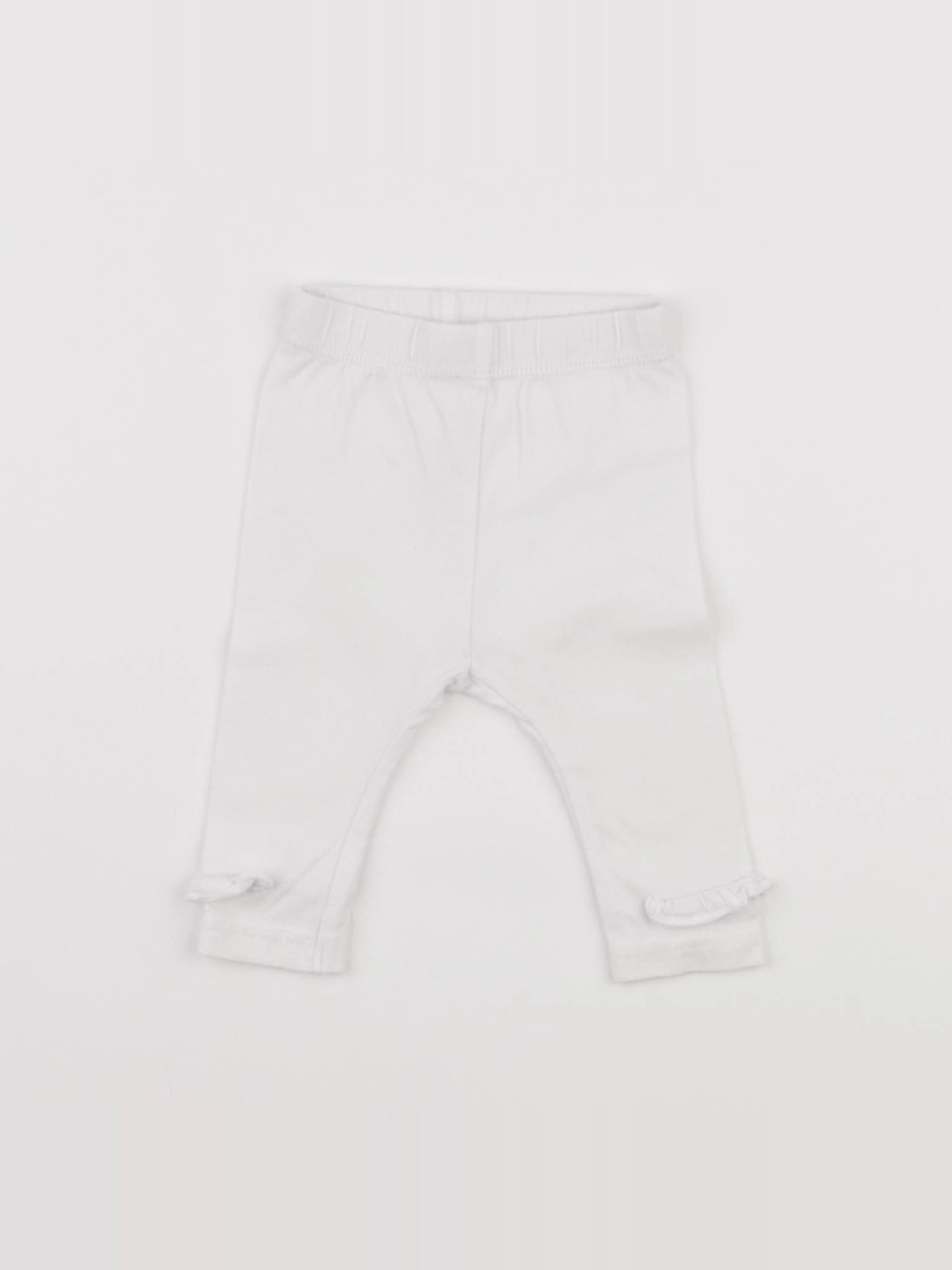 Tape à l'oeil - legging blanc - 1 mois