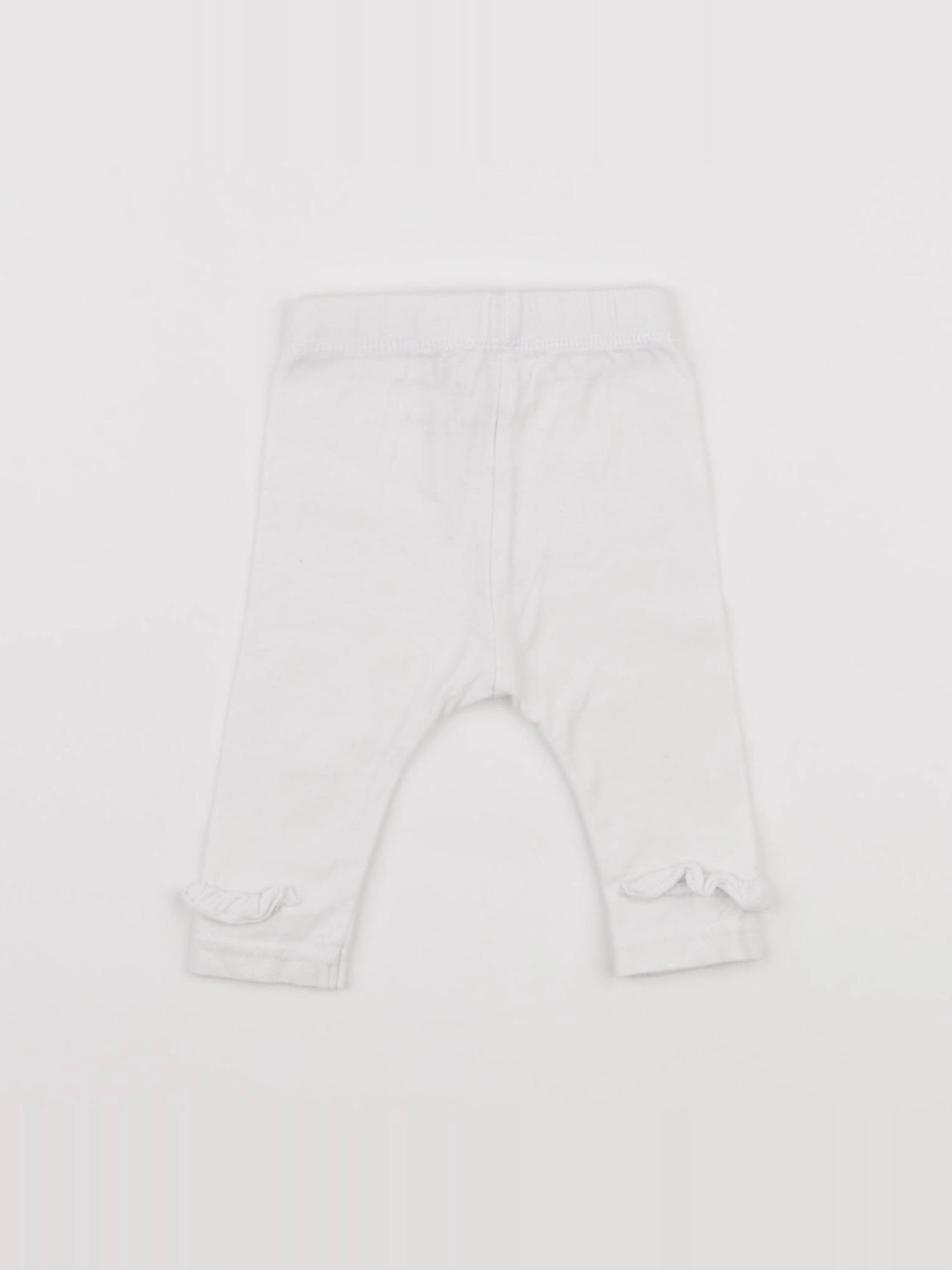 Tape à l'oeil - legging blanc - 1 mois