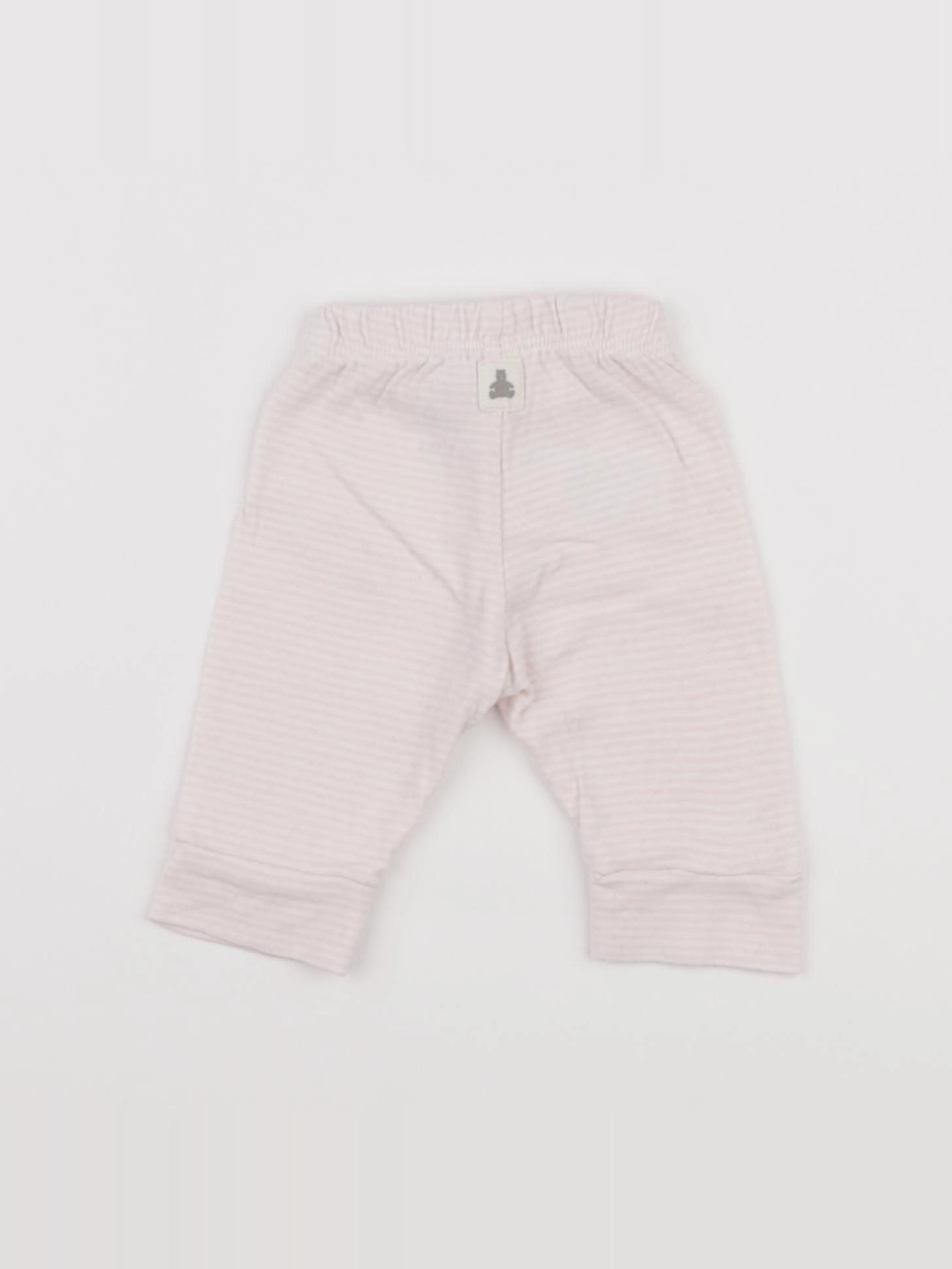 GAP - legging blanc, rose - 1 mois
