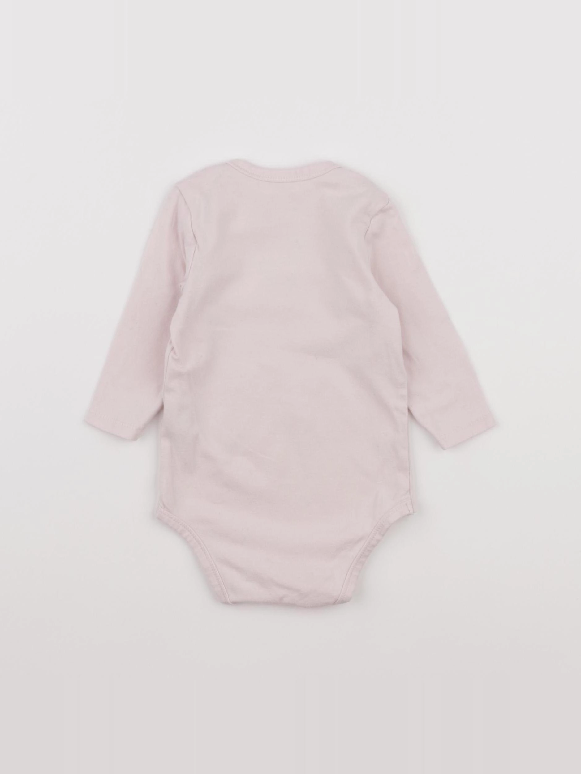 Tape à l'oeil - body rose - 6 mois