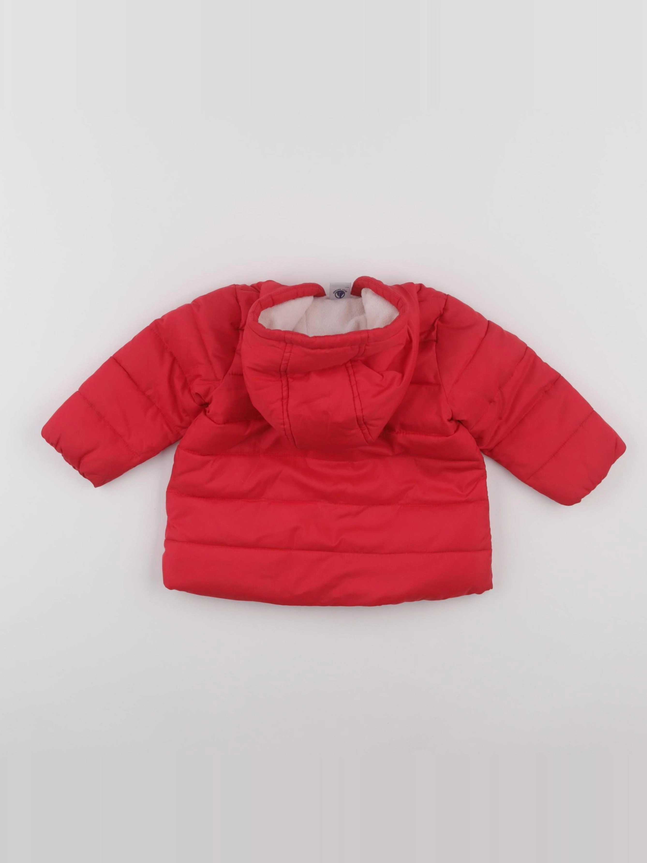Petit Bateau - doudoune rouge - 12 mois