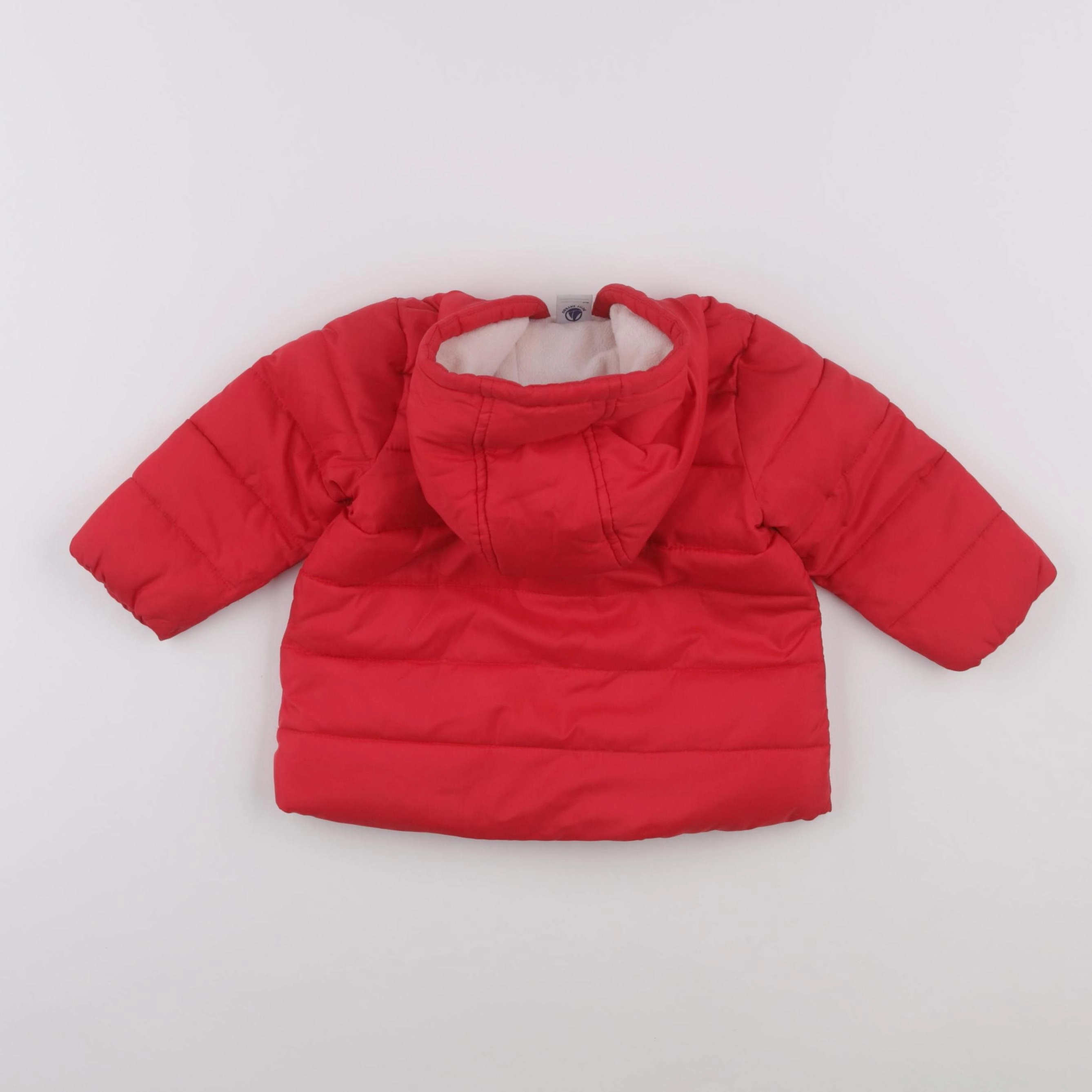 Petit Bateau - doudoune rouge - 12 mois