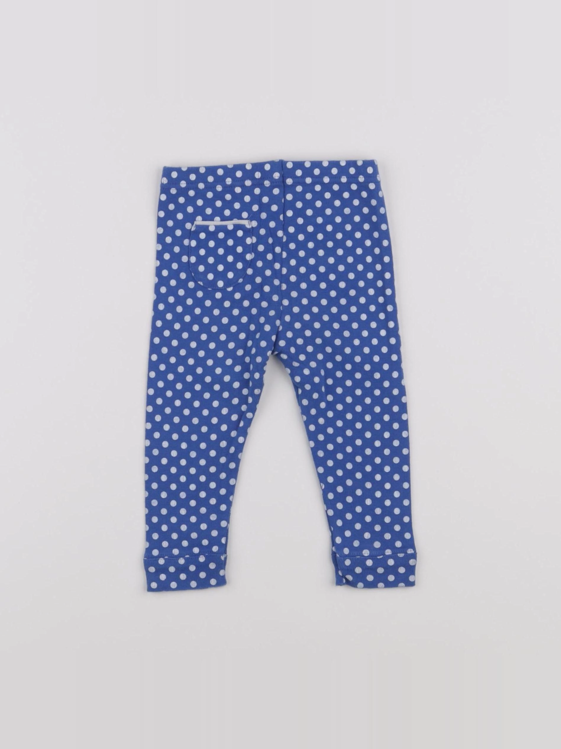 Petit Bateau - legging bleu - 12 mois