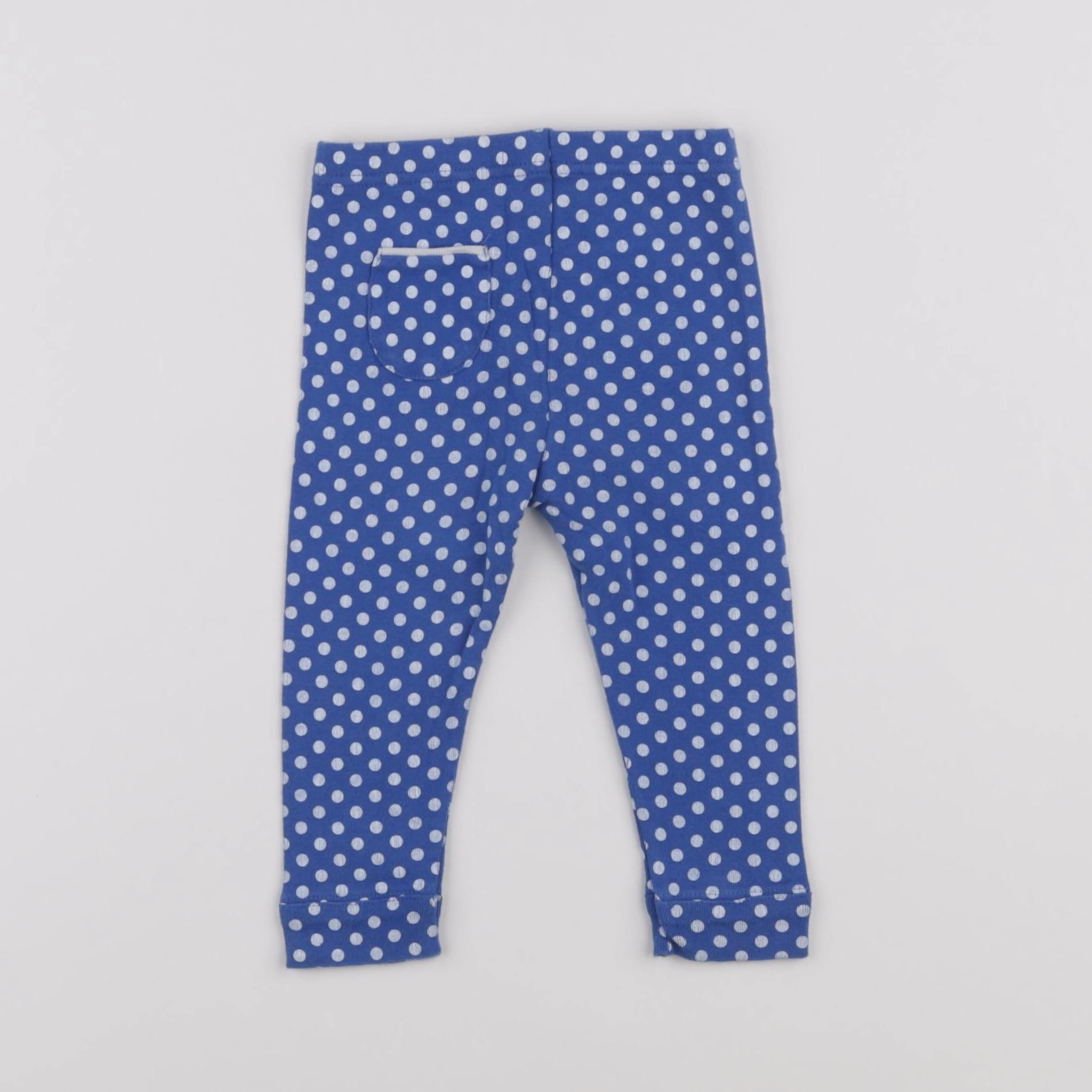 Petit Bateau - legging bleu - 12 mois