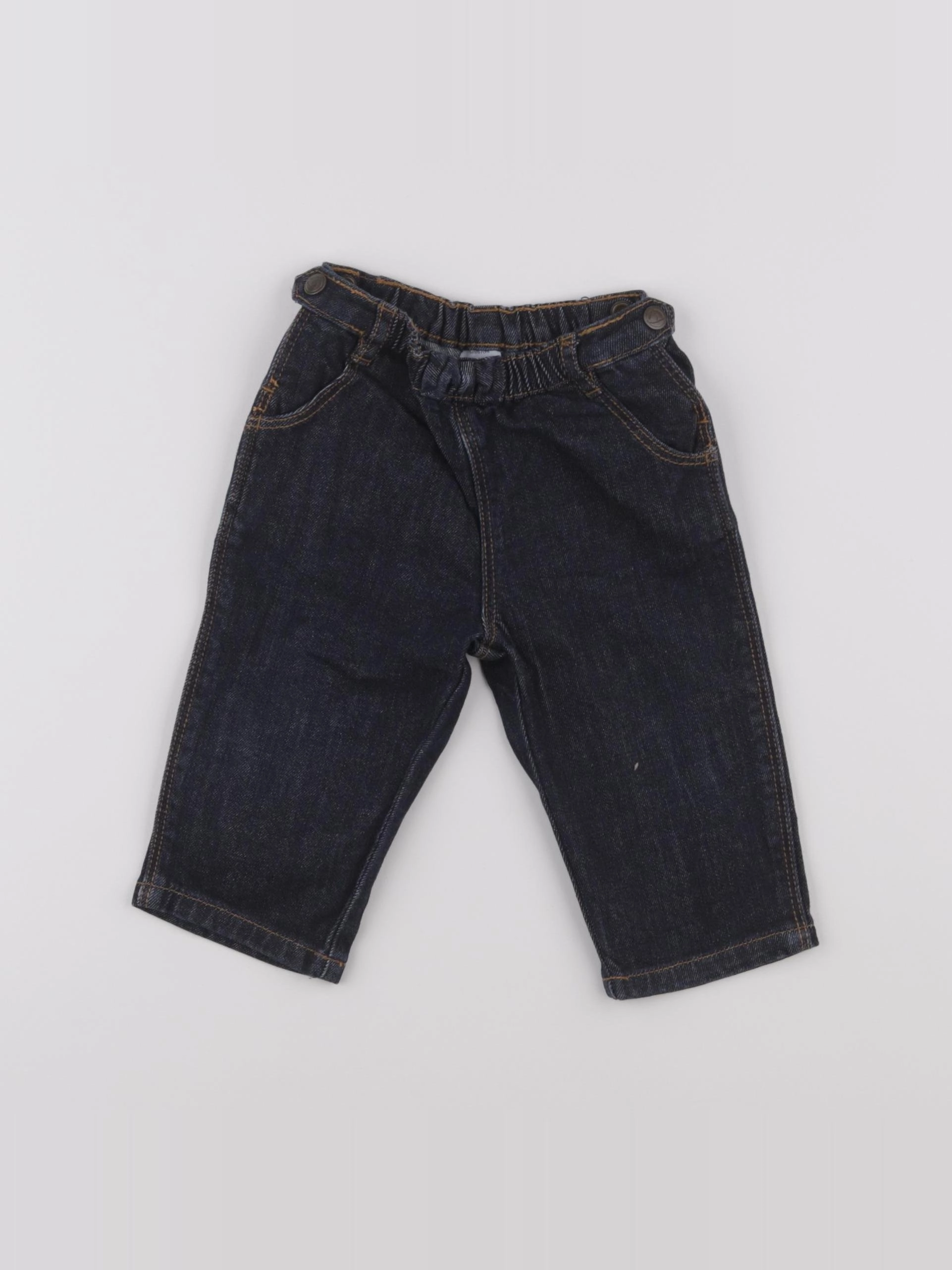 Petit Bateau - jean bleu - 6 mois