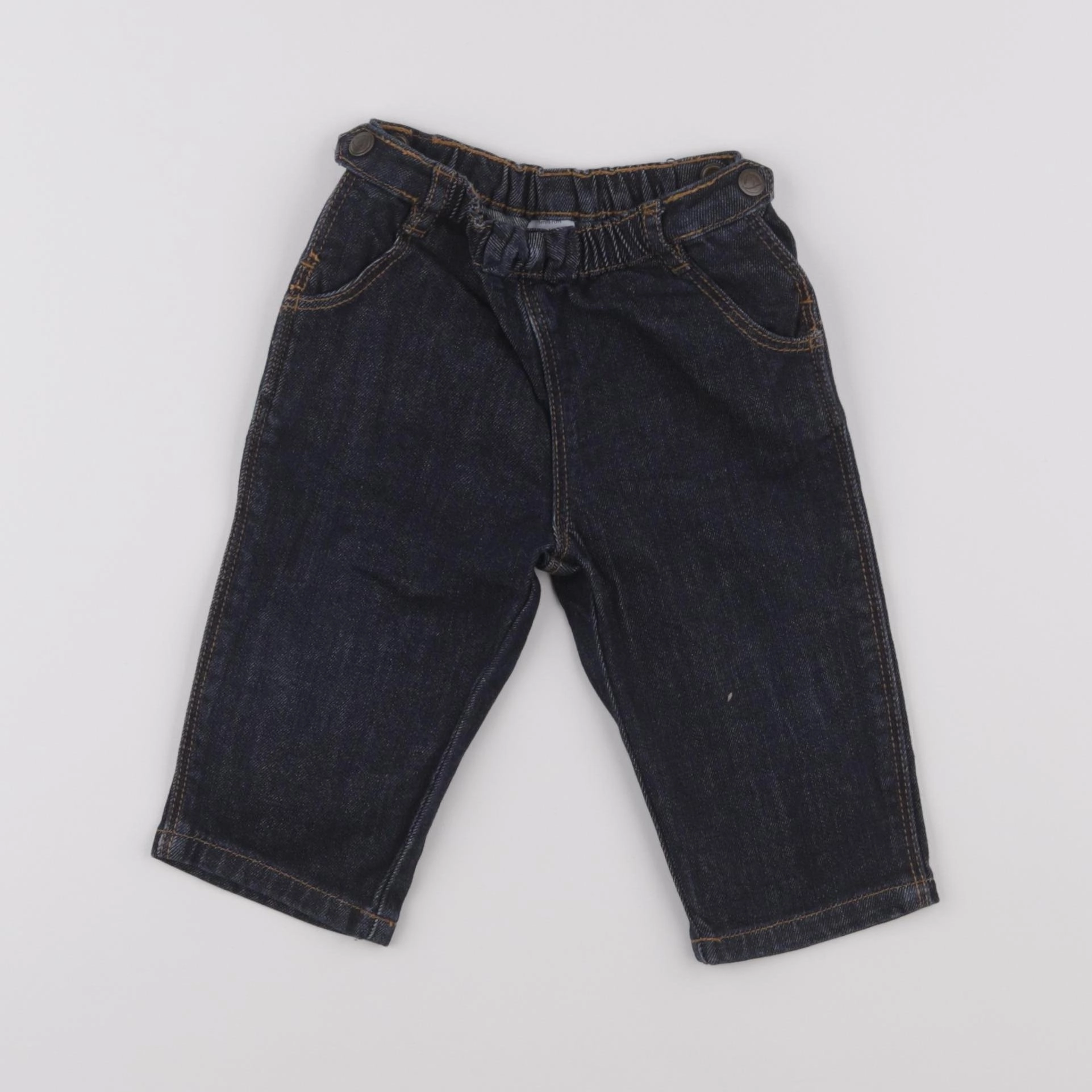 Petit Bateau - jean bleu - 6 mois