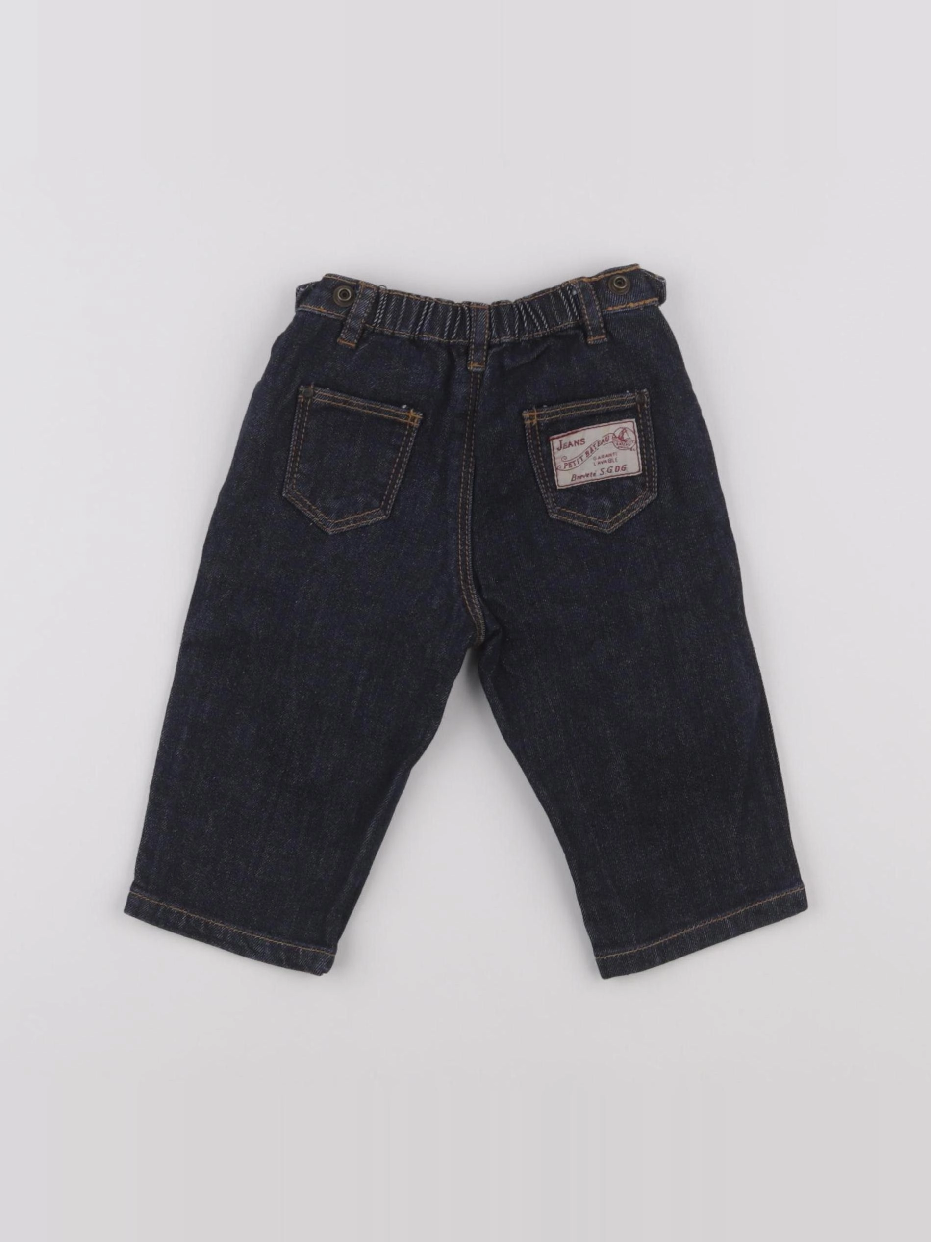 Petit Bateau - jean bleu - 6 mois