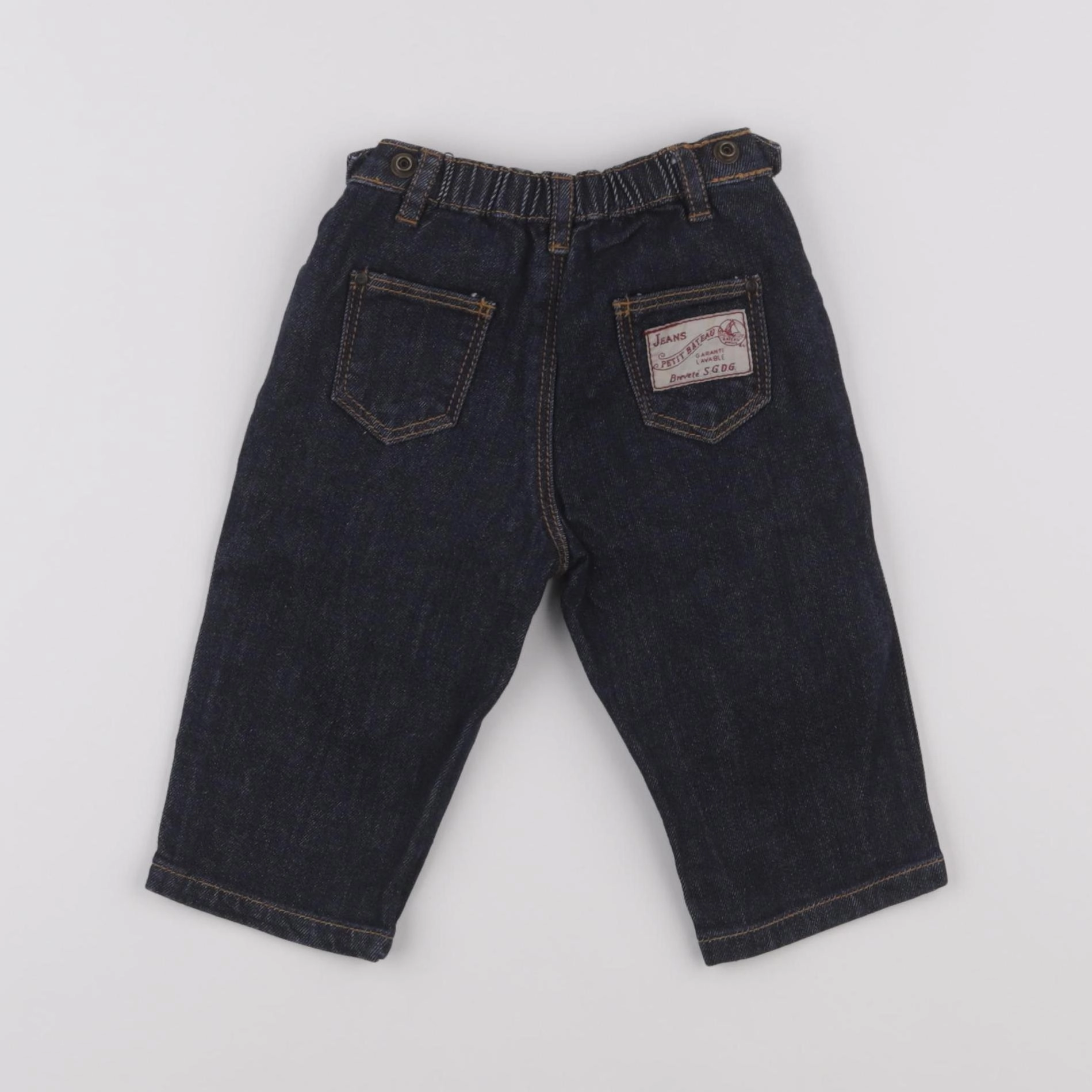 Petit Bateau - jean bleu - 6 mois