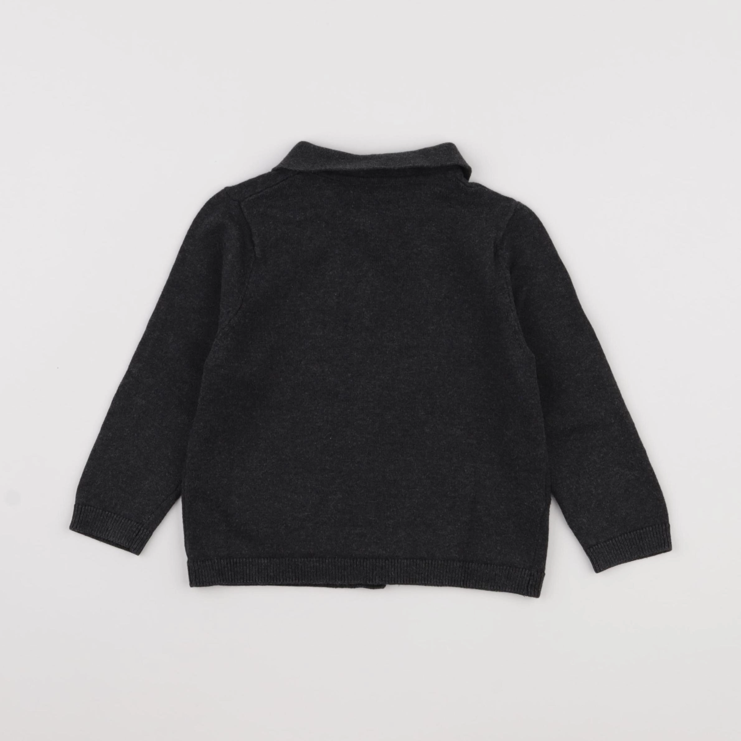 Mango - pull gris - 18/24 mois