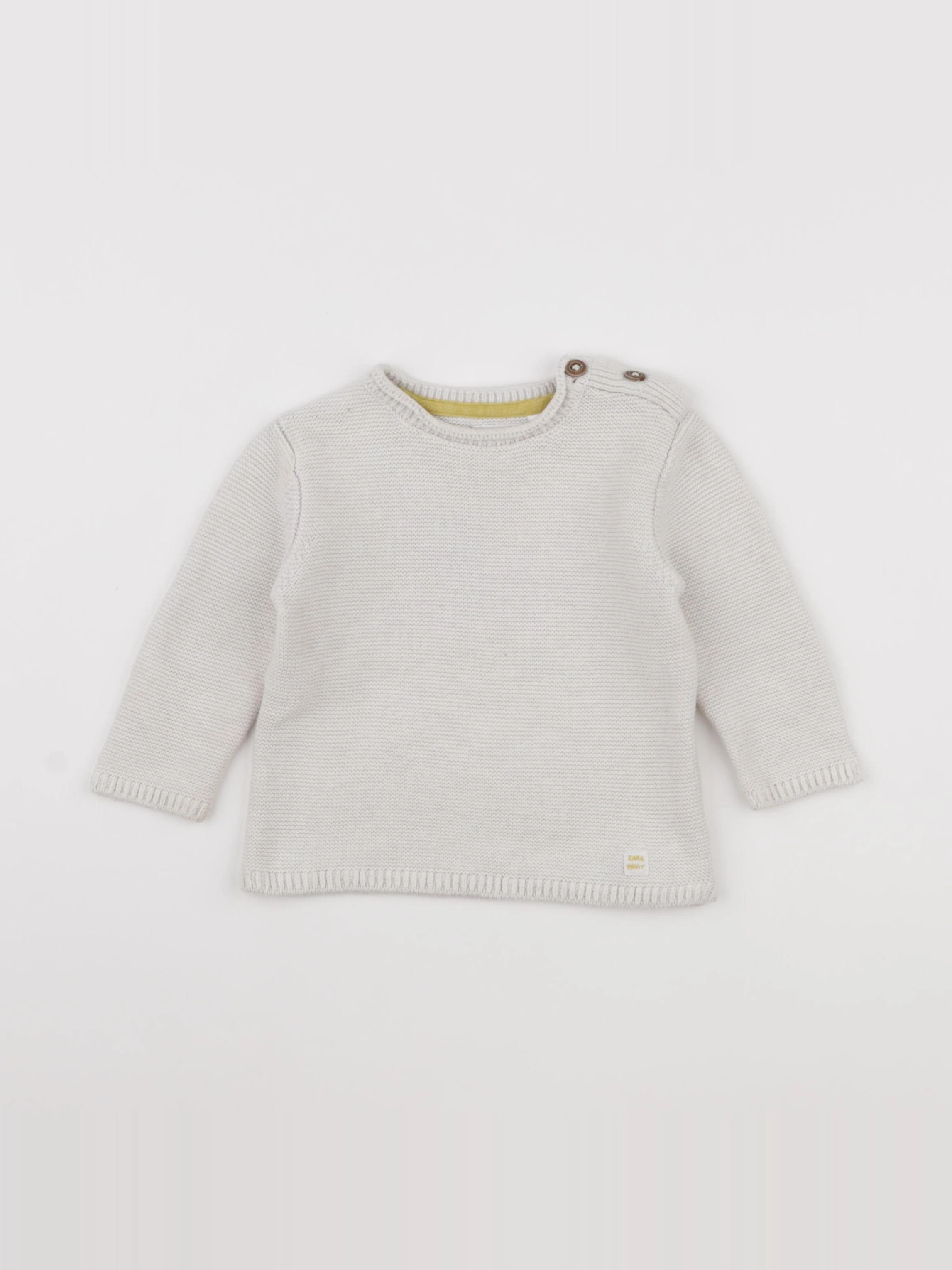 Zara - pull beige - 18/24 mois