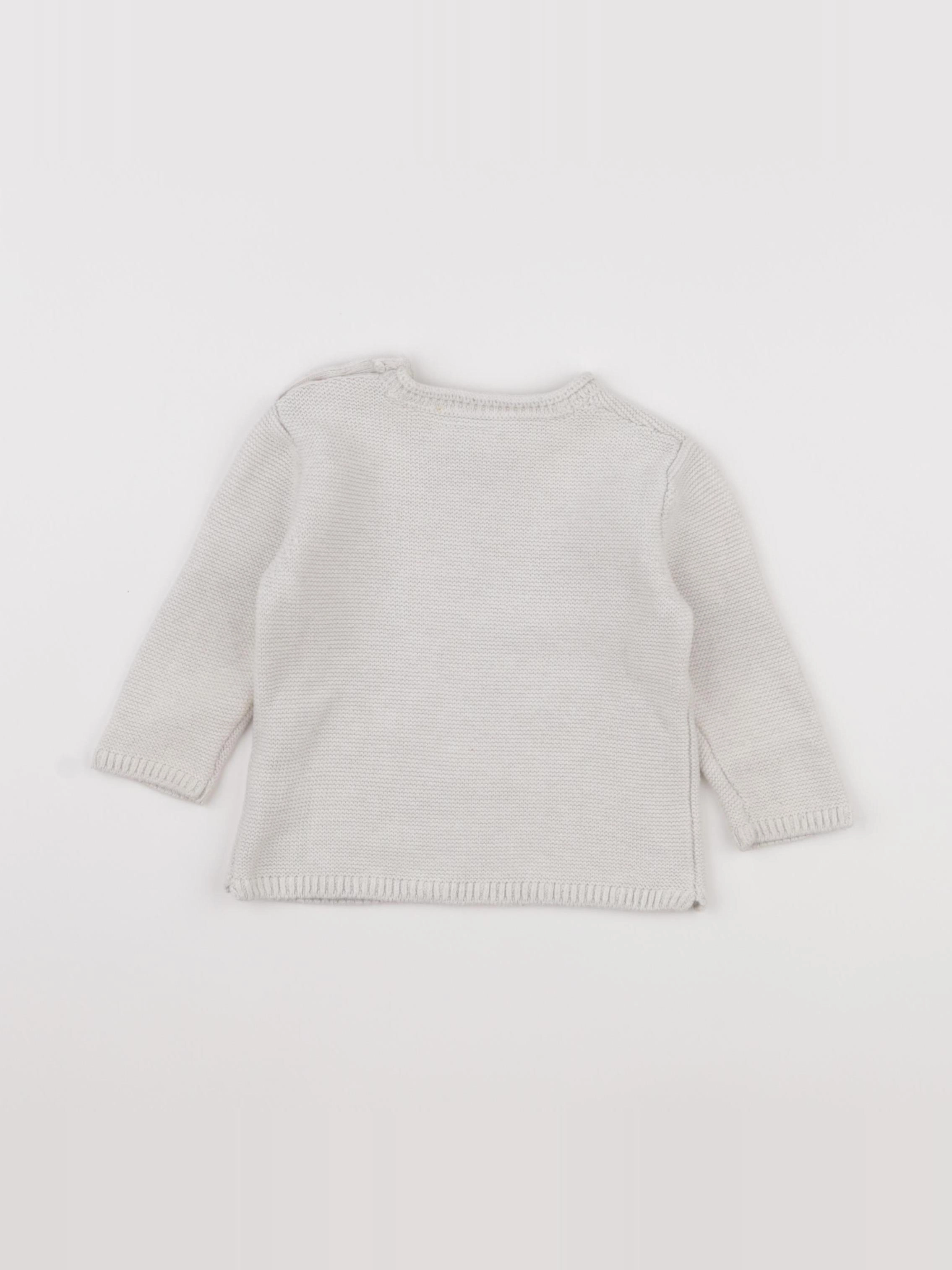 Zara - pull beige - 18/24 mois