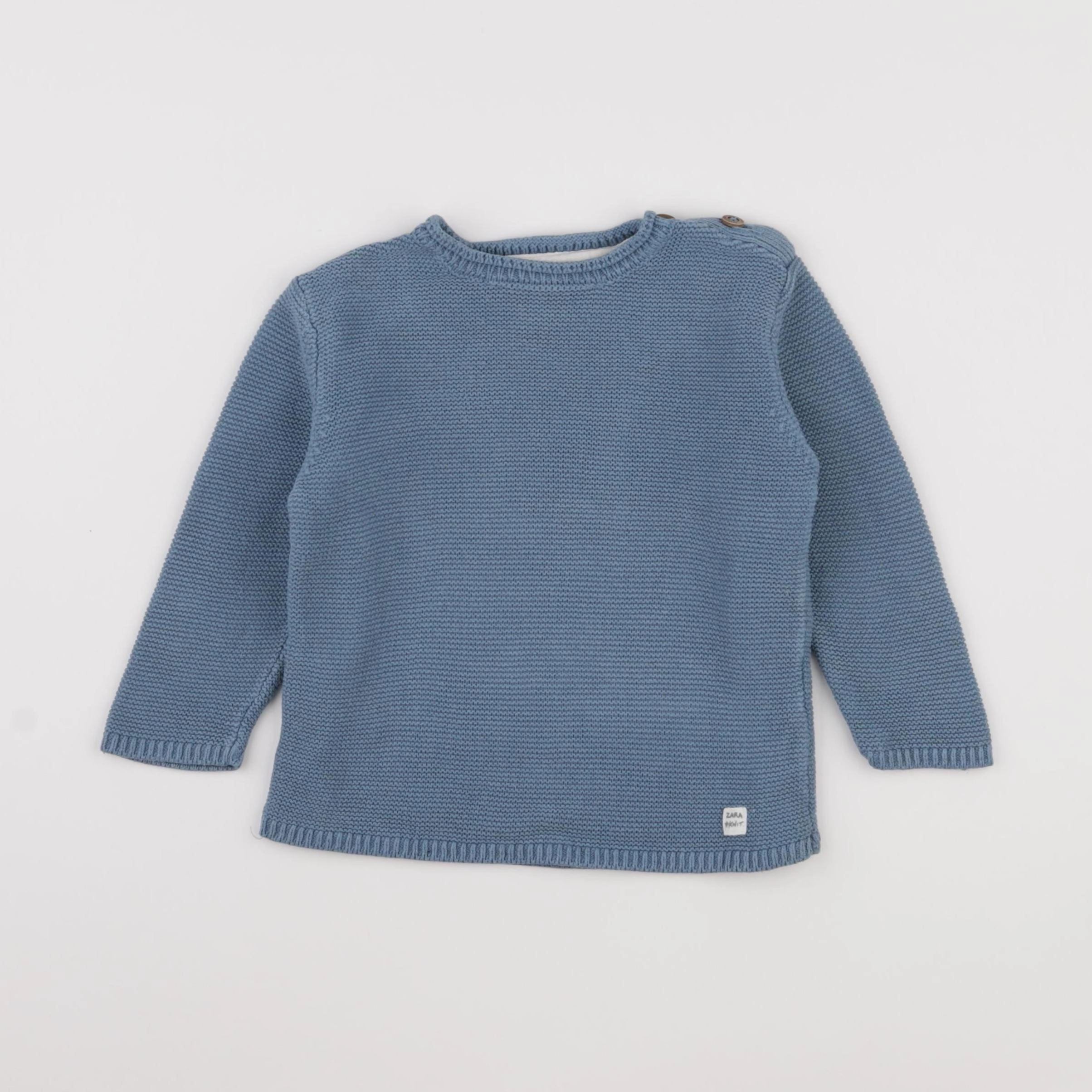 Zara - pull bleu - 18/24 mois