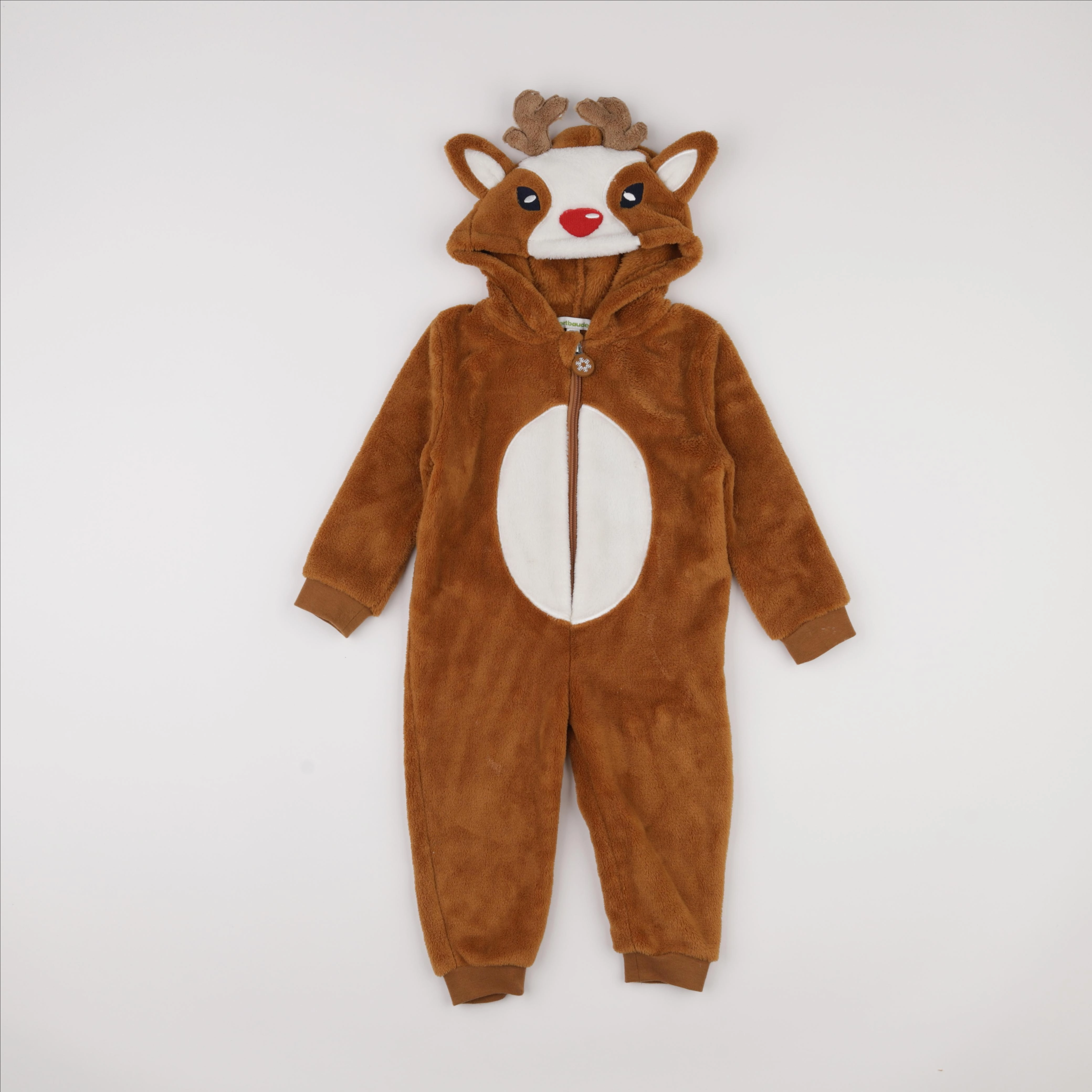 Vertbaudet - sur-pyjama marron - 2 ans
