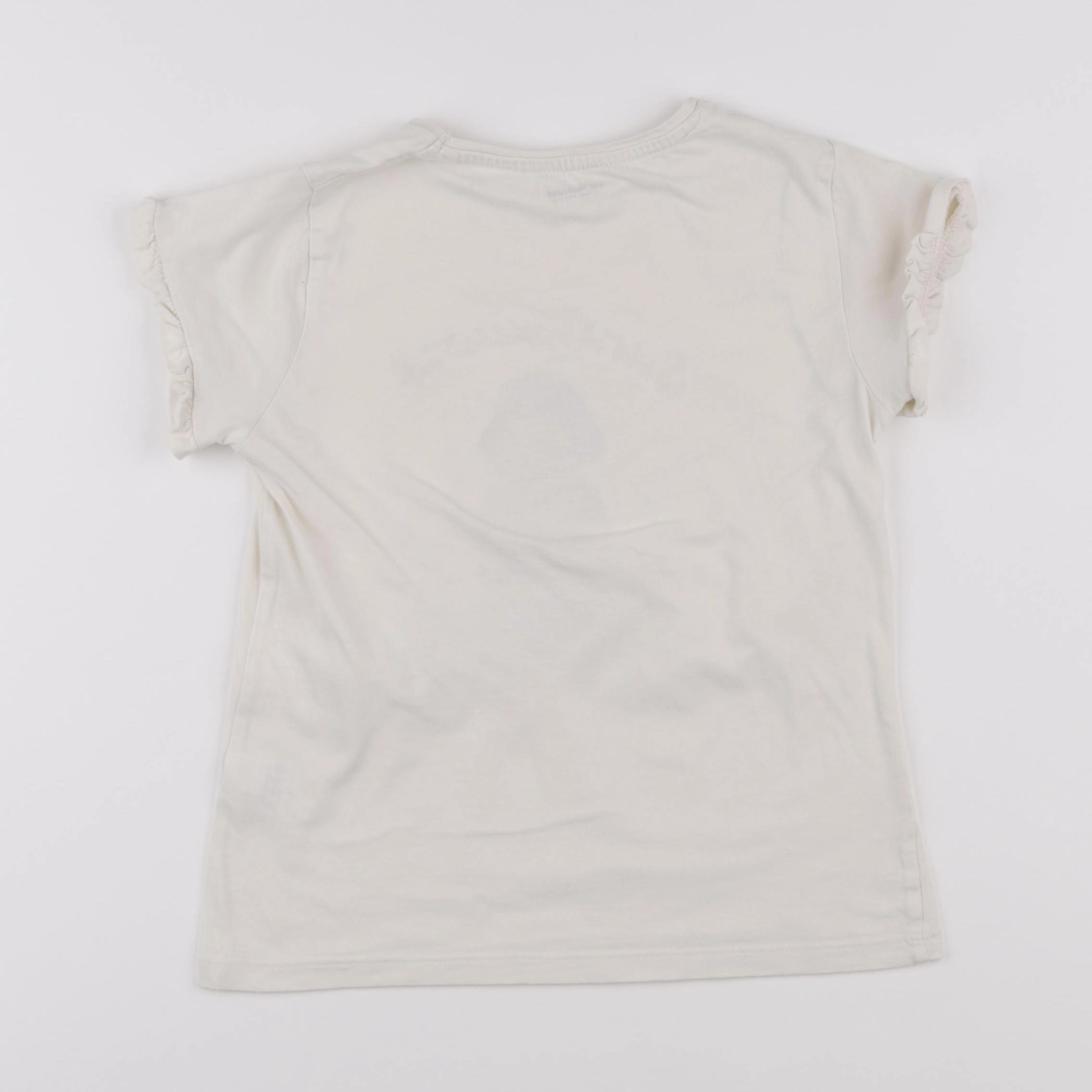 Vertbaudet - tee-shirt beige - 10 ans