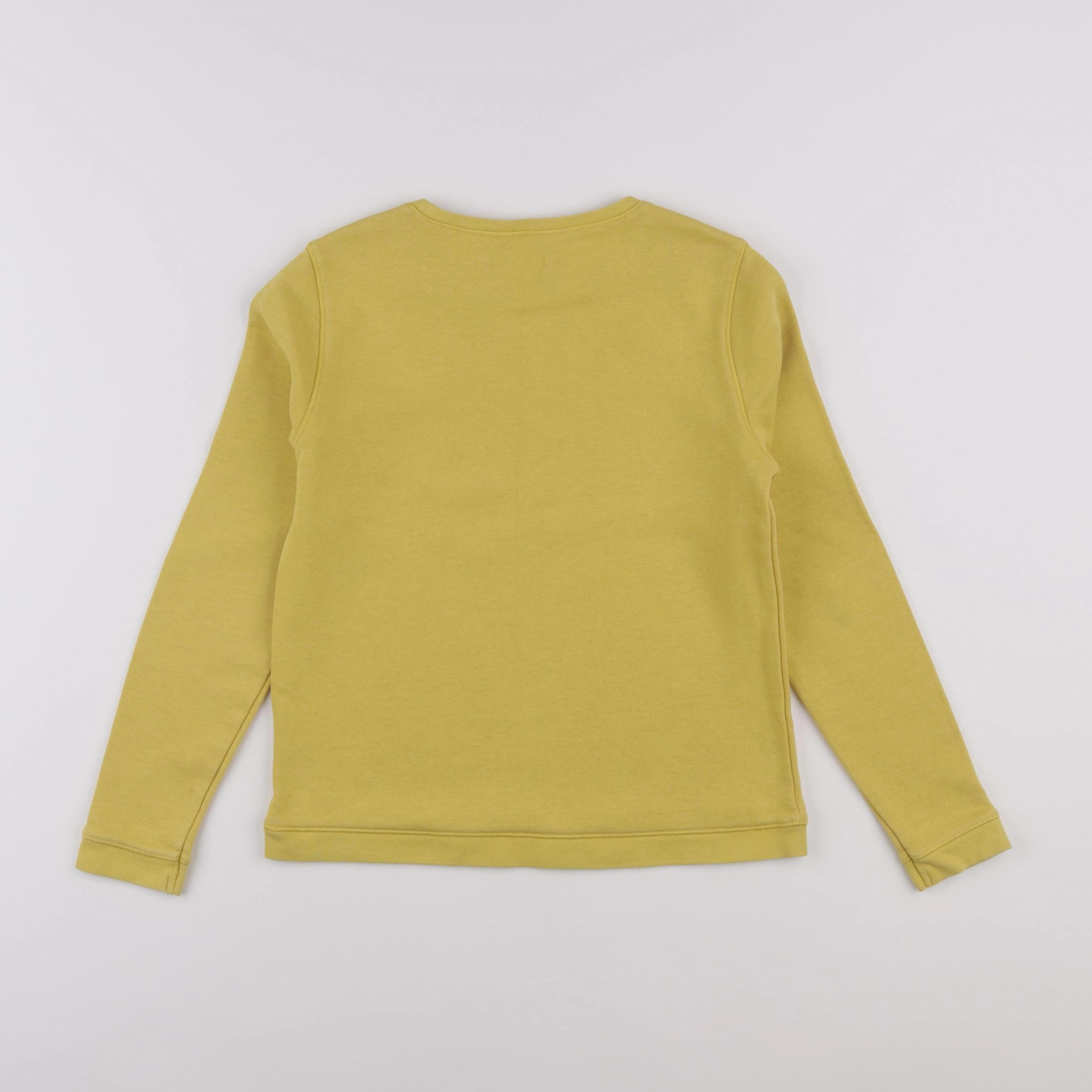 Vertbaudet - sweat jaune - 10 ans