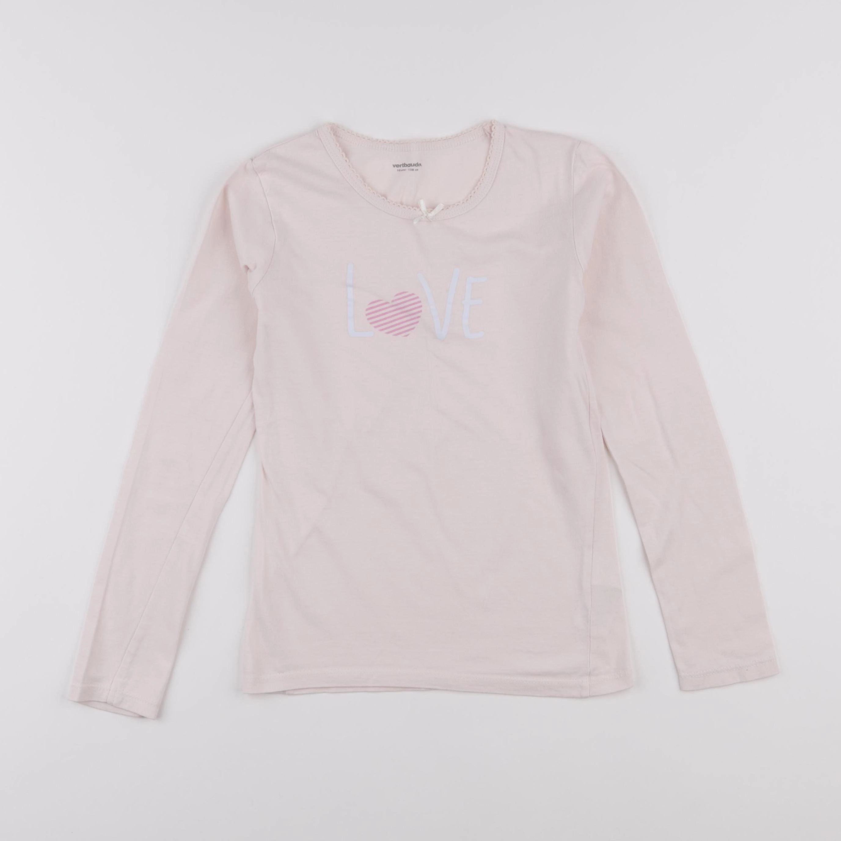 Vertbaudet - maillot de corps rose - 10 ans