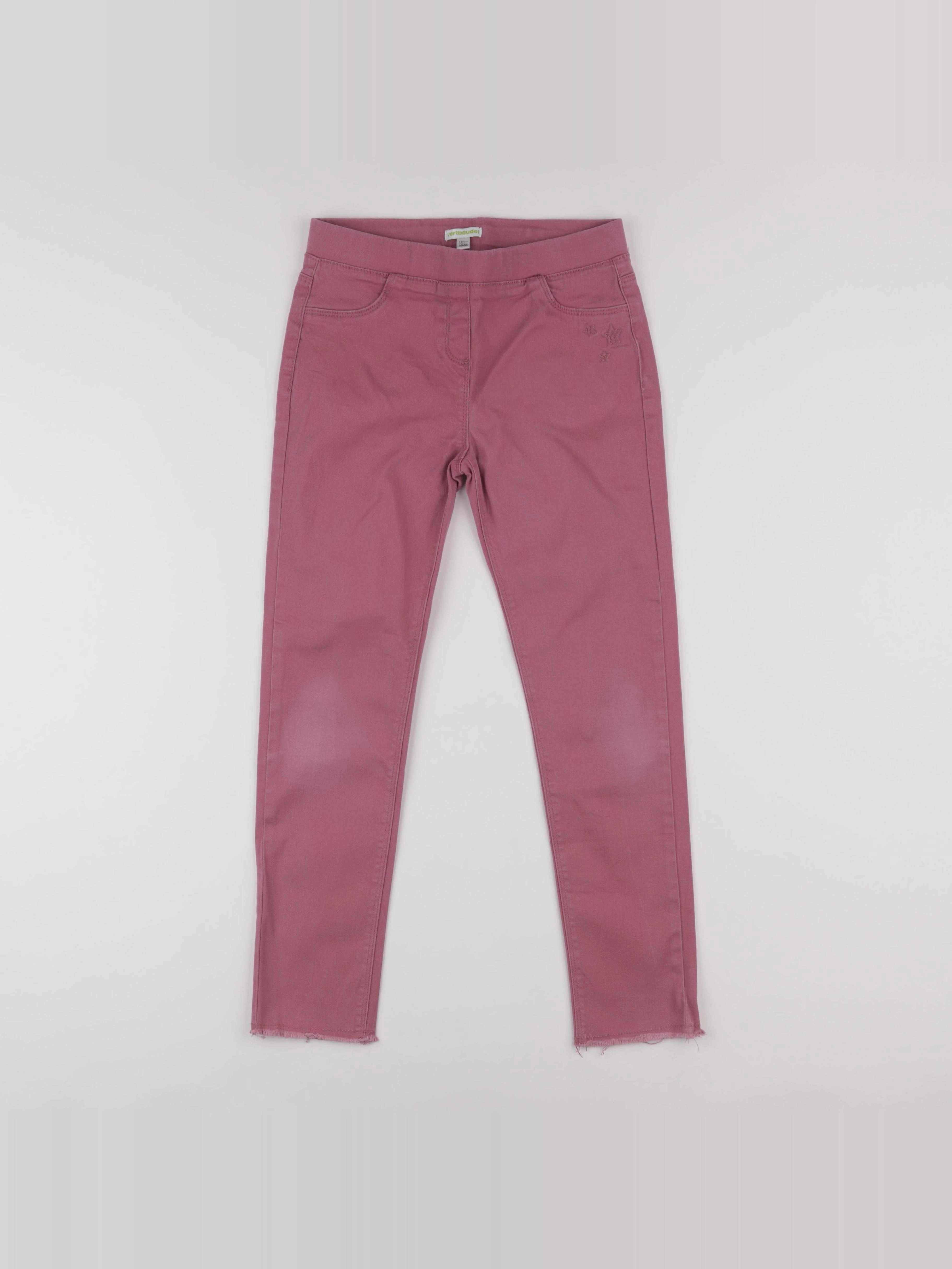 Vertbaudet - jegging rose - 10 ans
