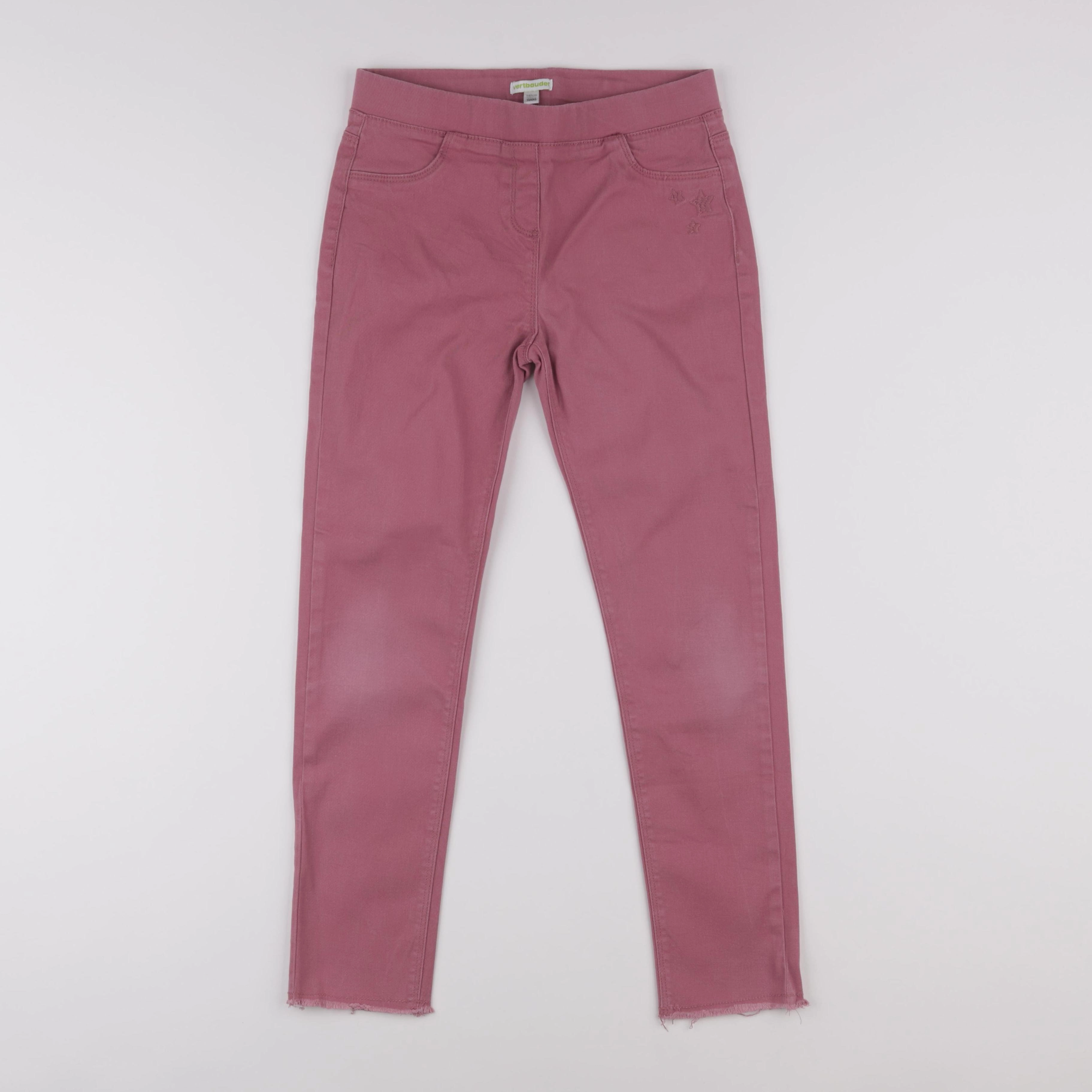 Vertbaudet - jegging rose - 10 ans