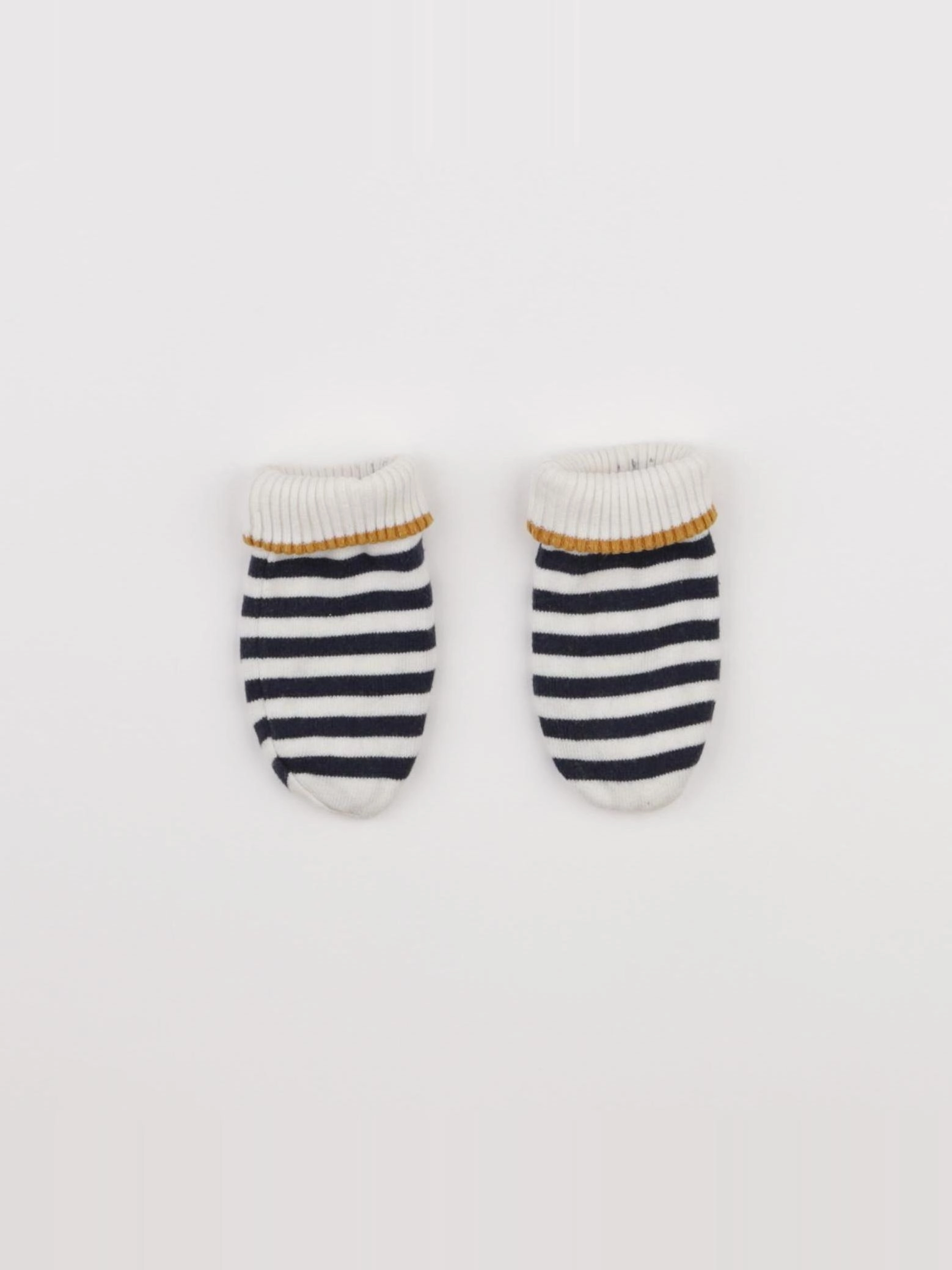 Vertbaudet - moufles blanc, bleu - 24/36 mois