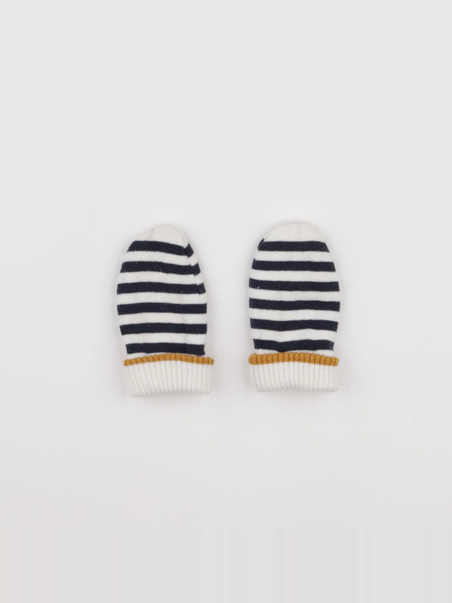 Vertbaudet - moufles blanc, bleu - 24/36 mois