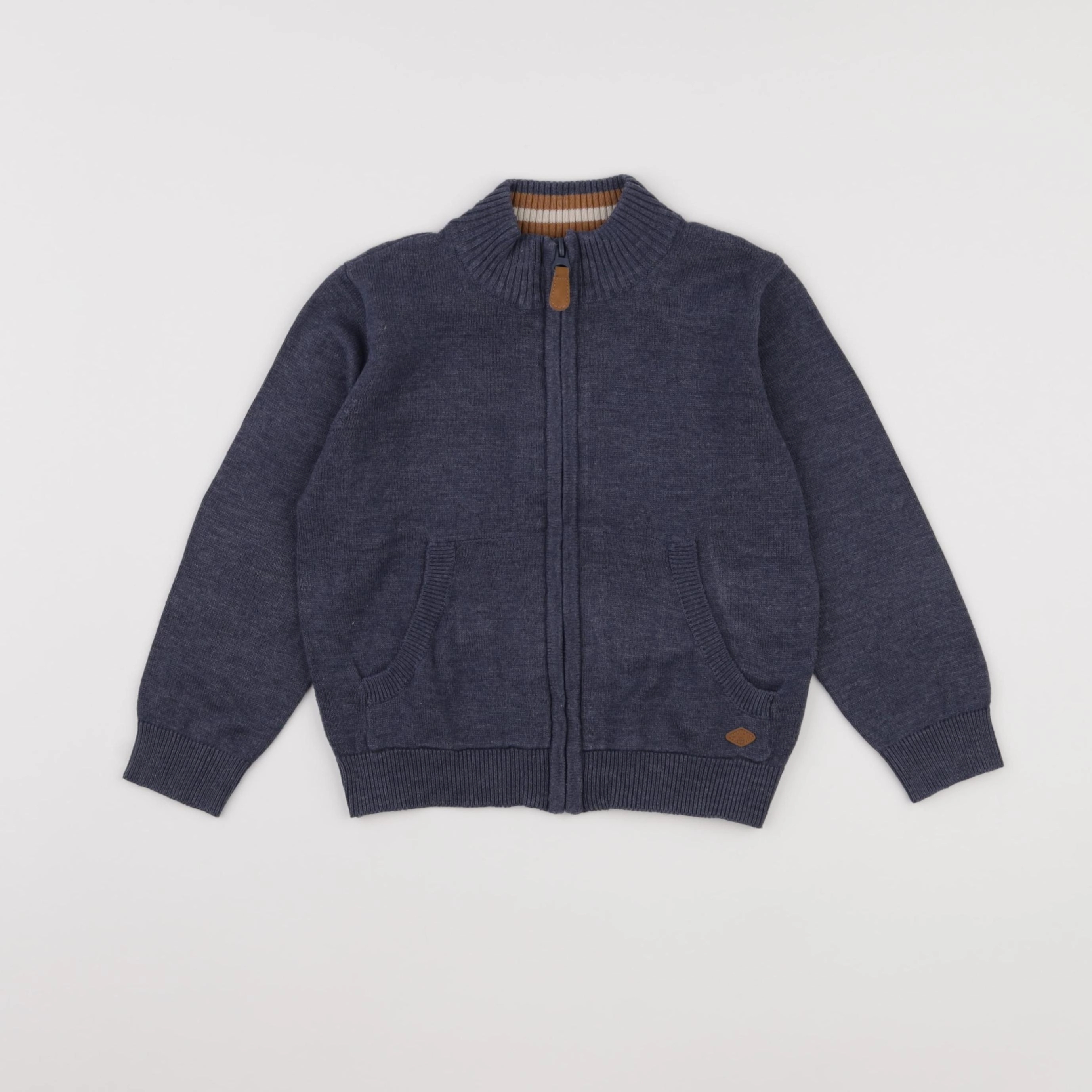 Vertbaudet - gilet bleu - 4 ans