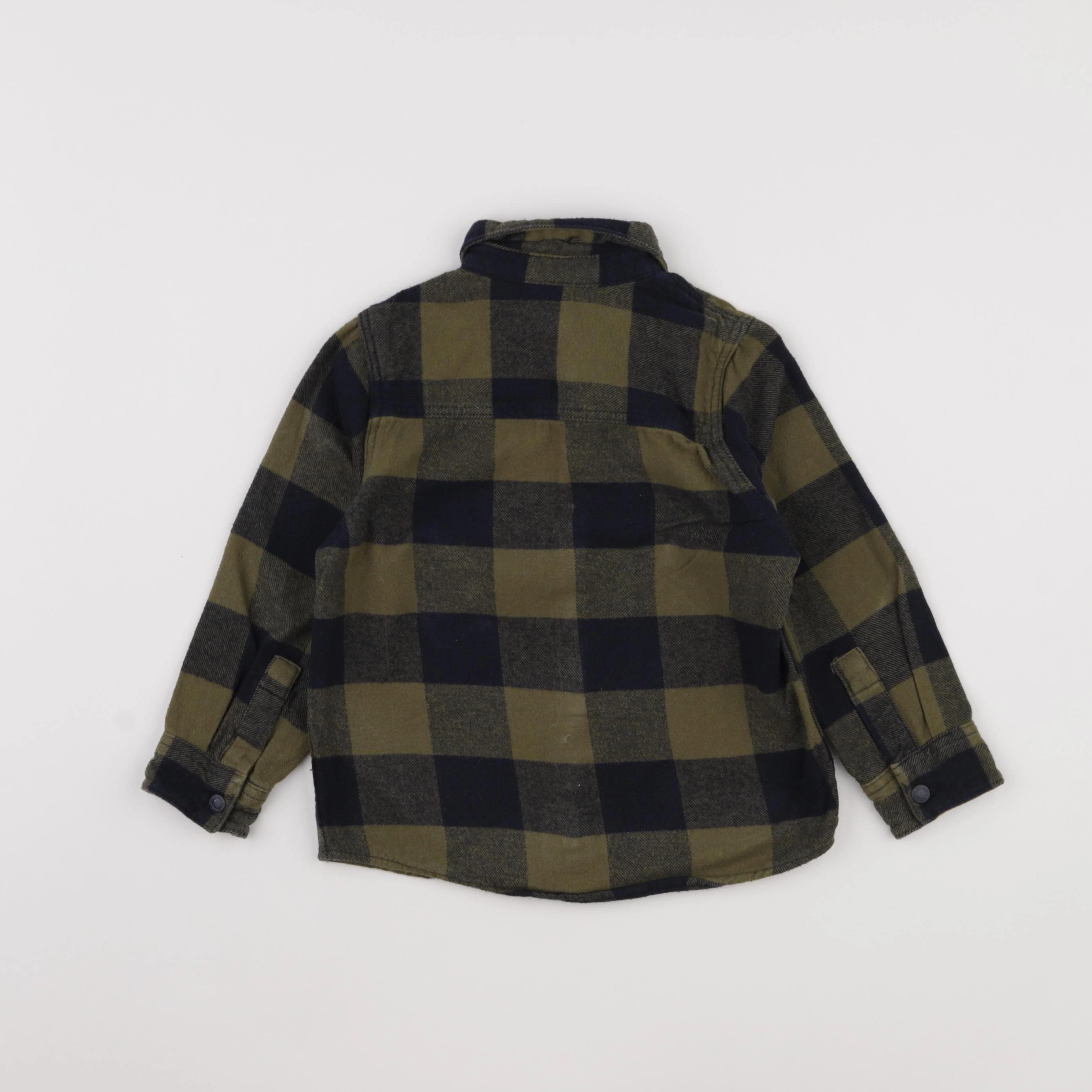 Vertbaudet - chemise bleu, vert - 4 ans