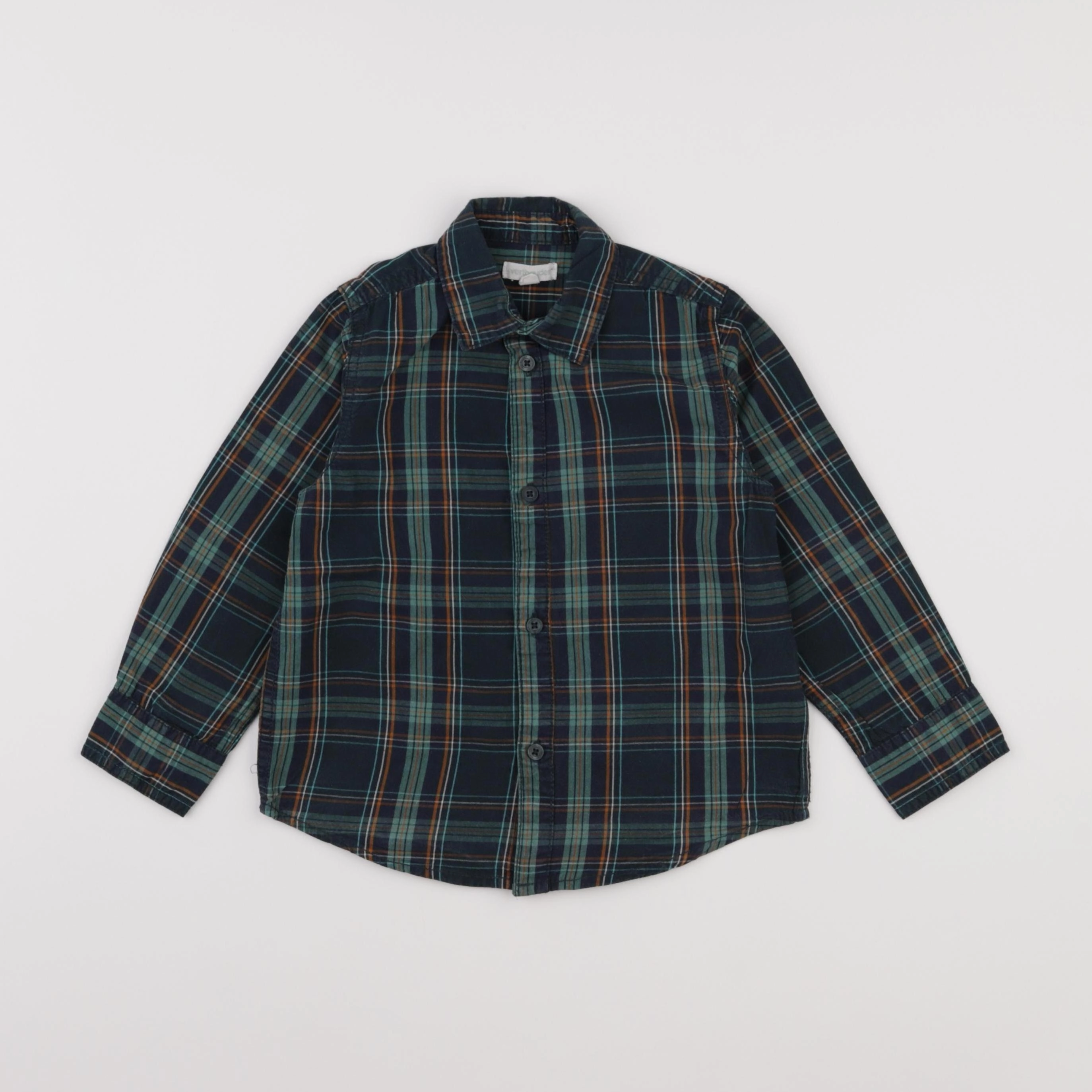 Vertbaudet - chemise multicolore - 4 ans