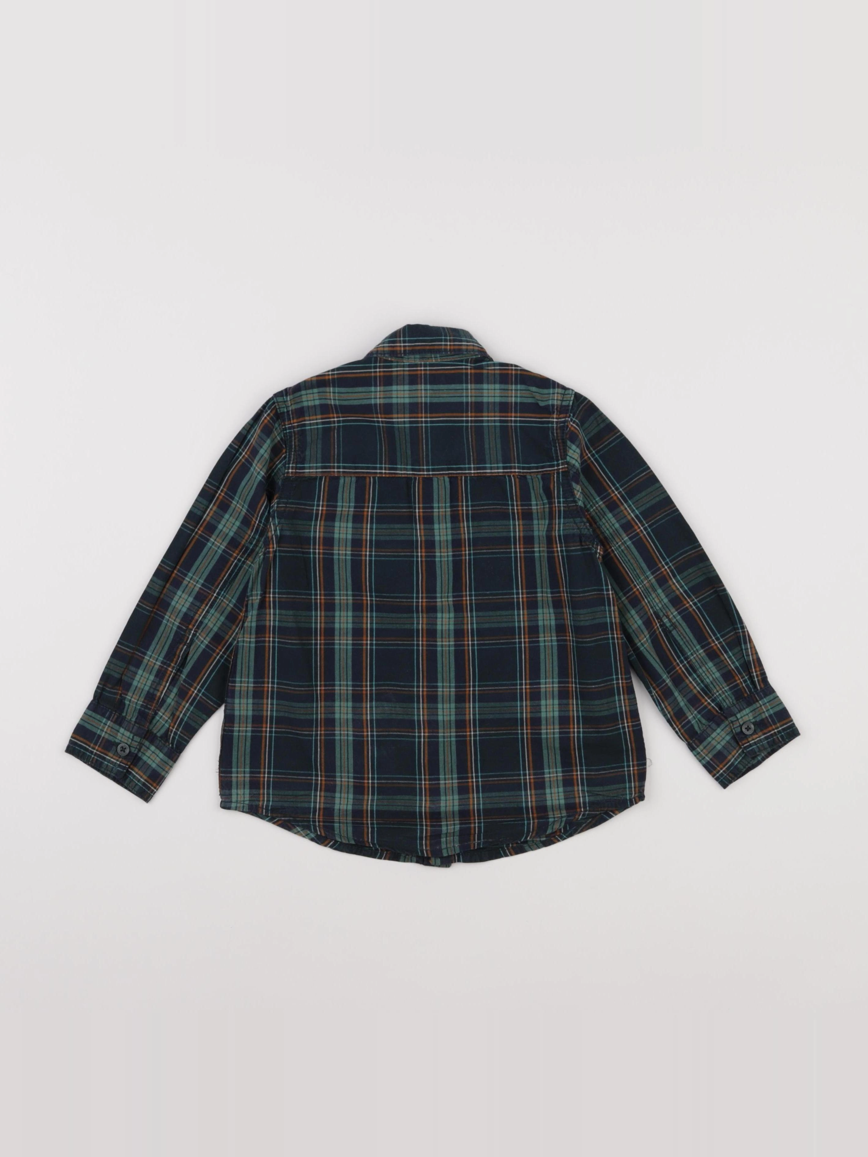 Vertbaudet - chemise multicolore - 4 ans