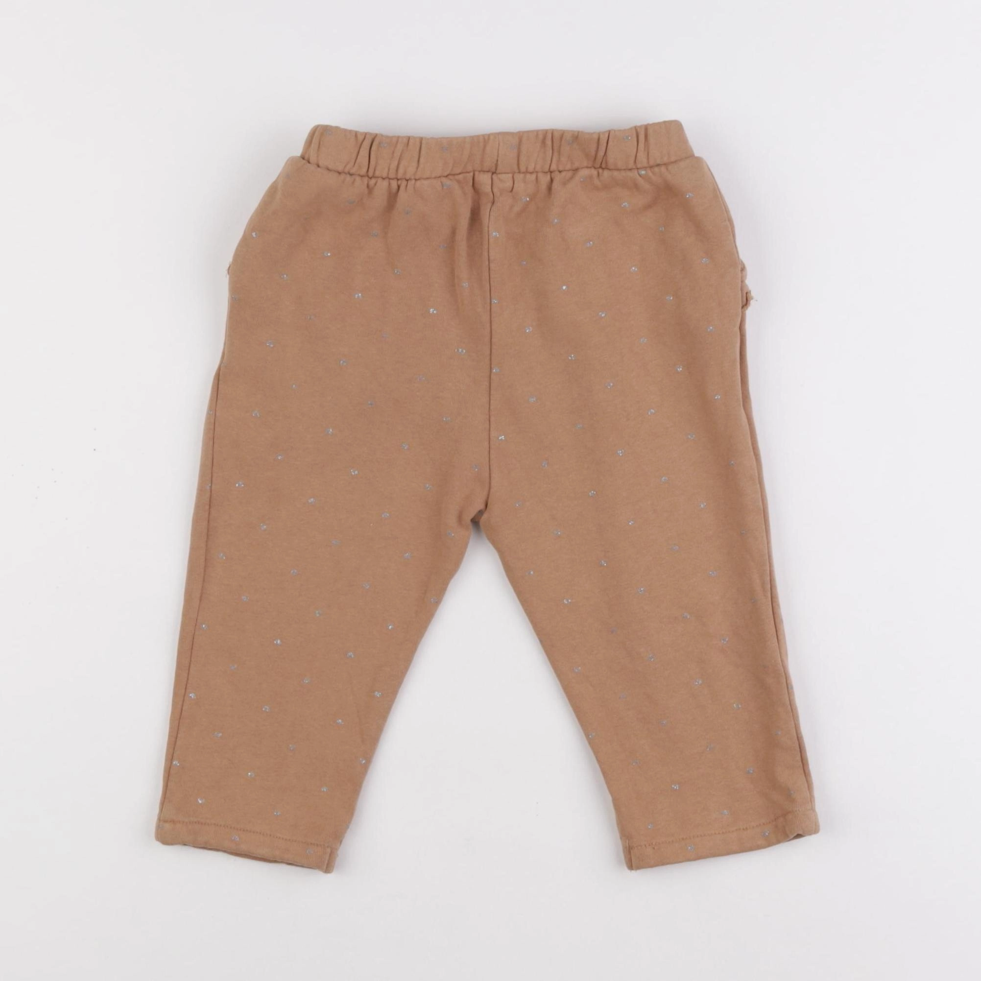 Vertbaudet - jogging marron, or - 18 mois