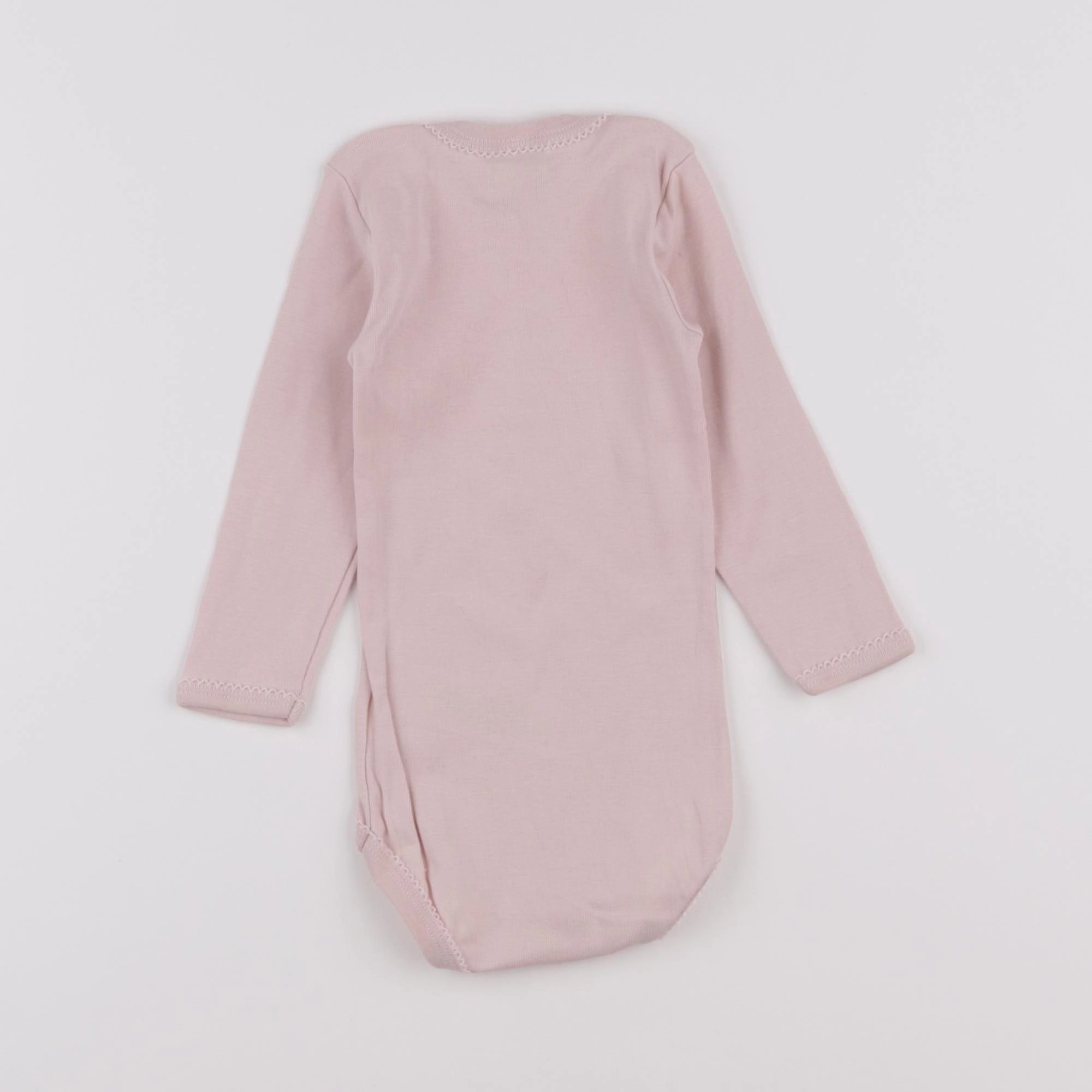 Petit Bateau - body rose - 12 mois