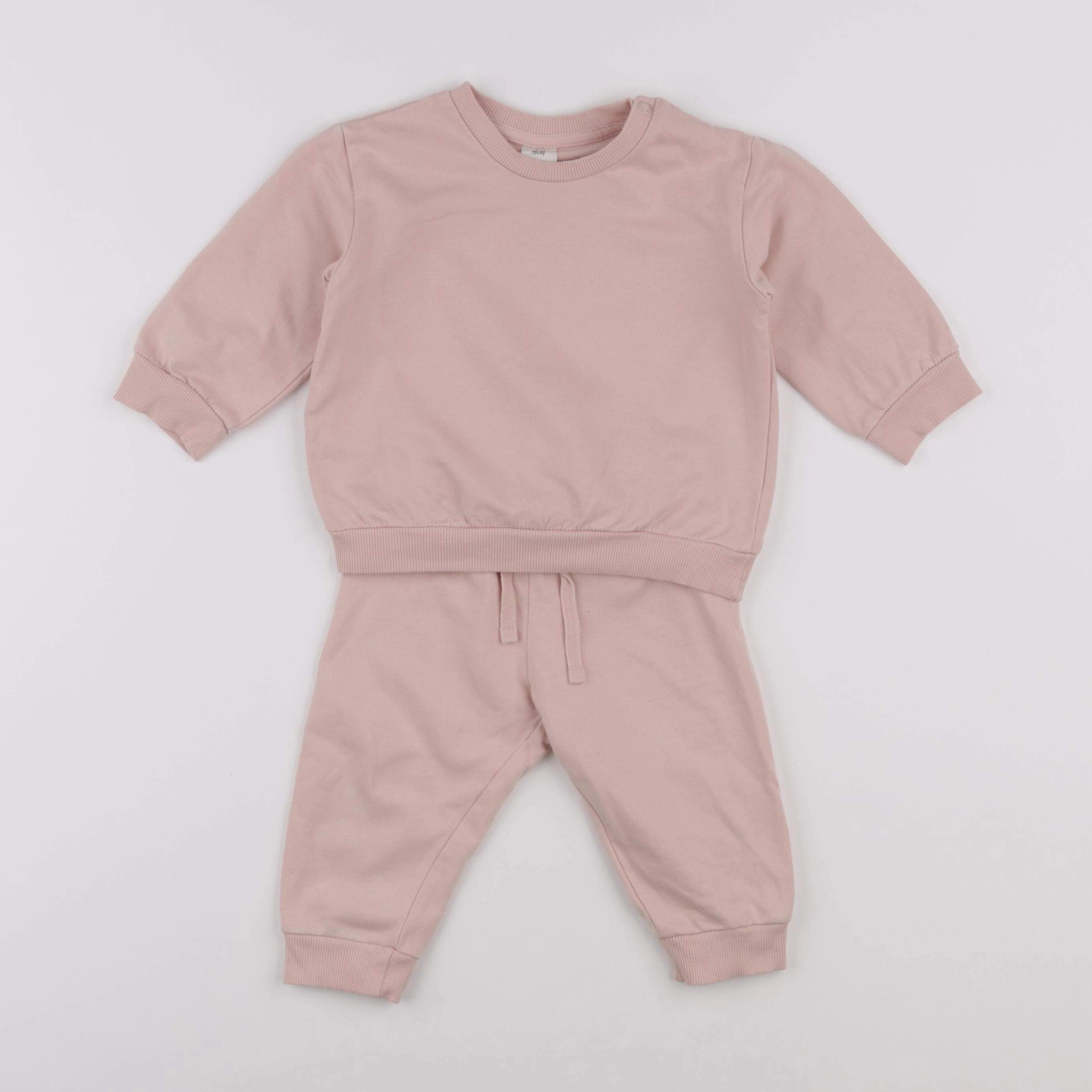 H&M - ensemble rose - 6/9 mois