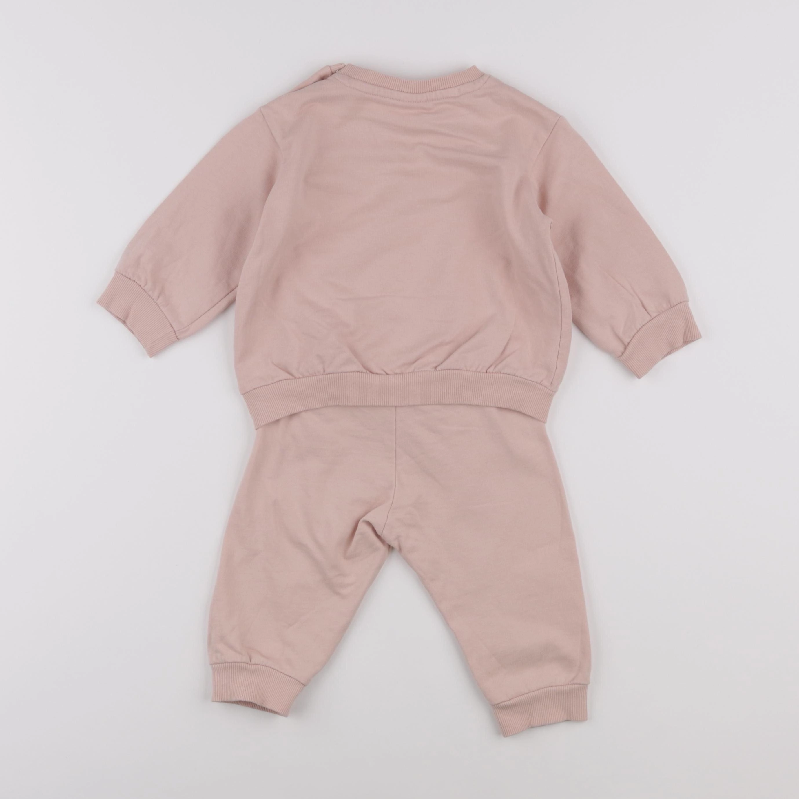 H&M - ensemble rose - 6/9 mois