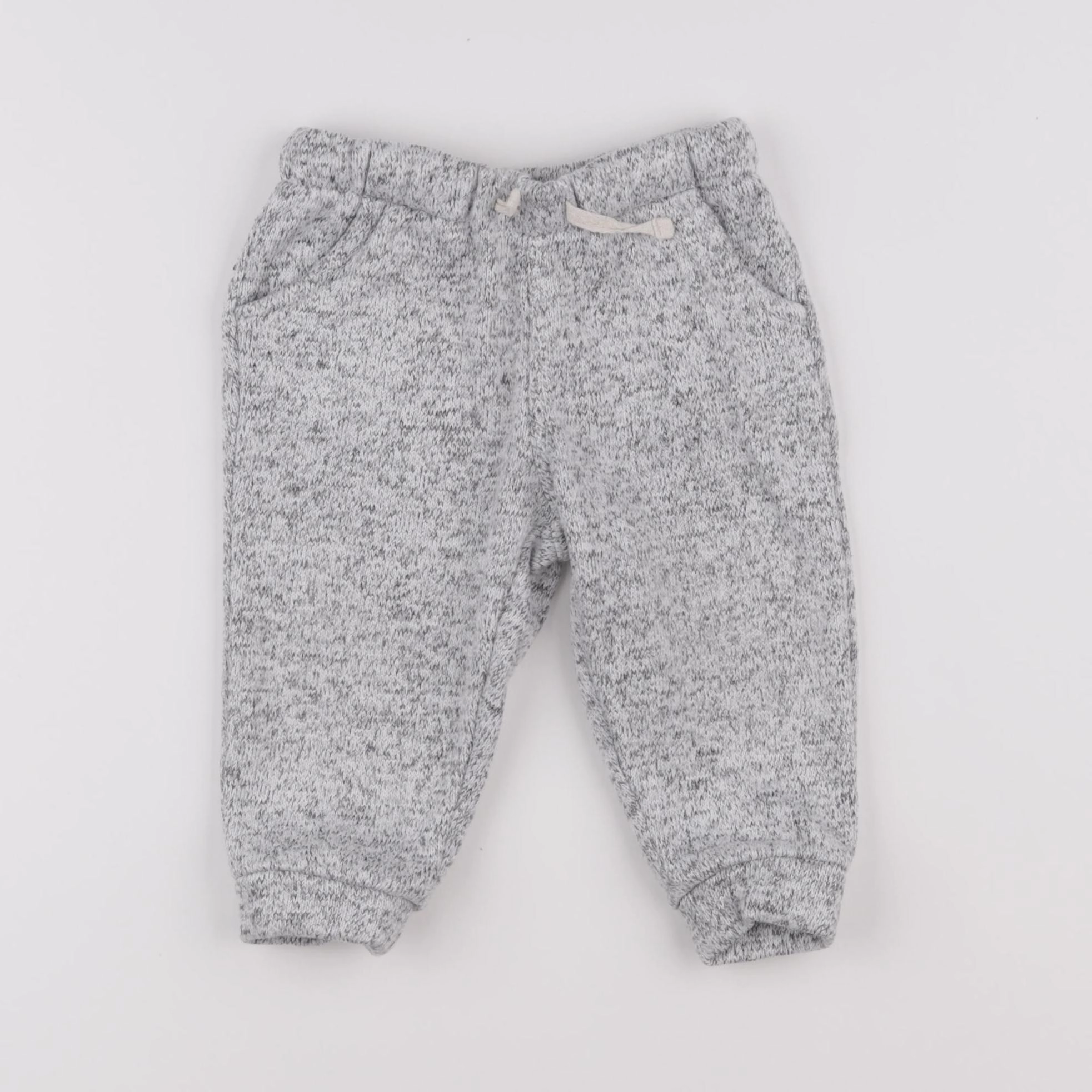 Boutchou - jogging blanc, gris - 12 mois