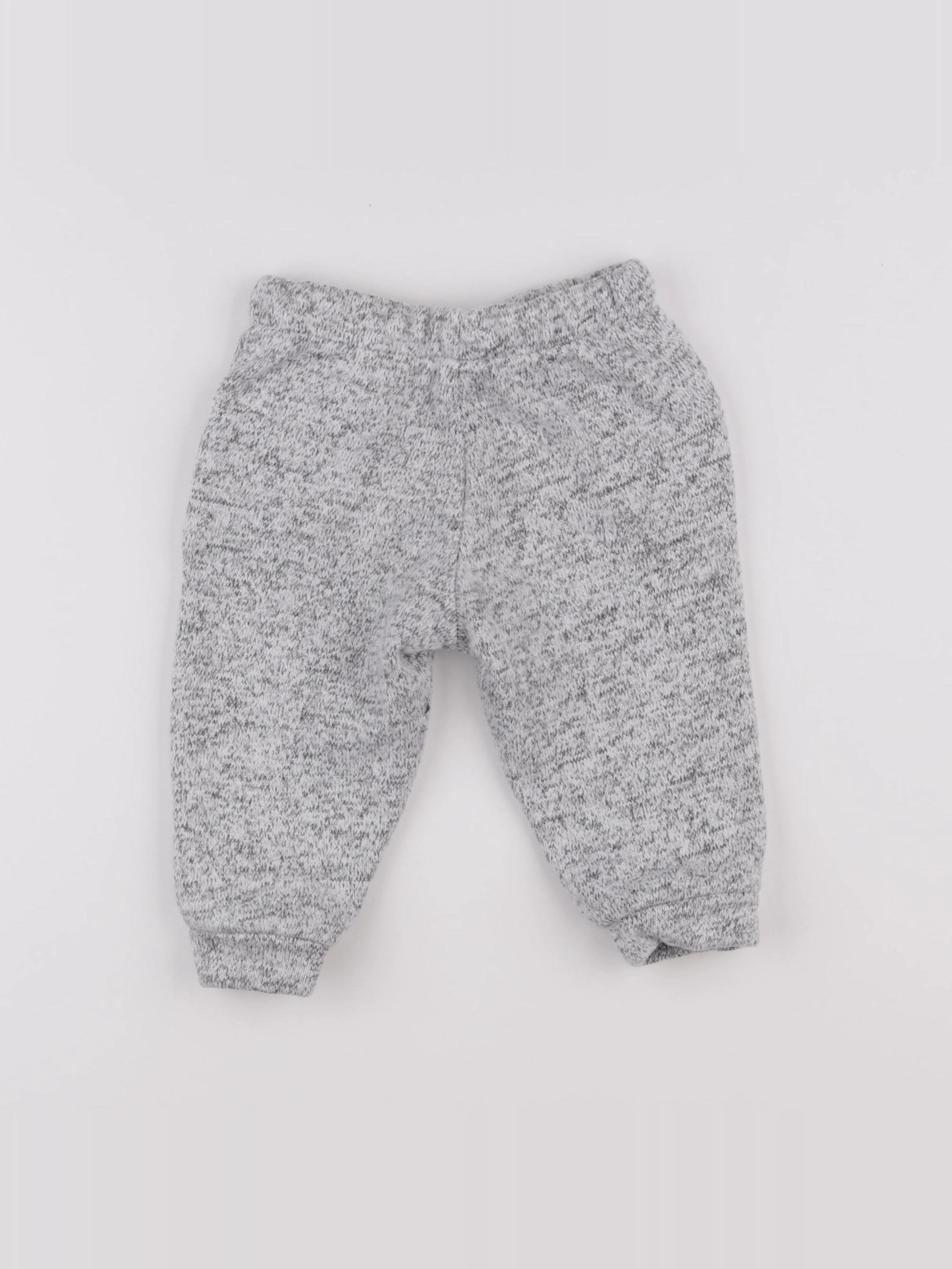 Boutchou - jogging blanc, gris - 12 mois