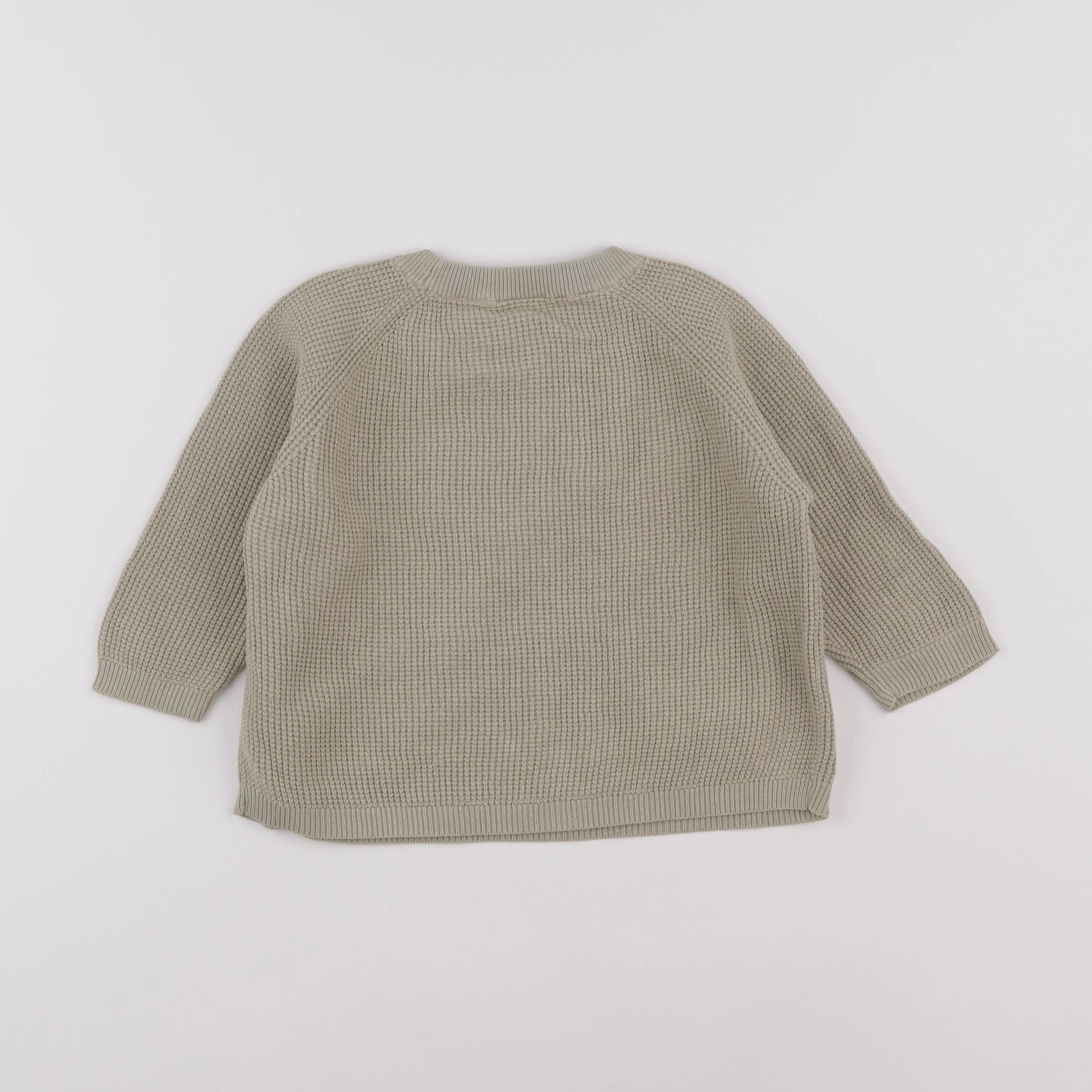 Zara - pull marron - 12/18 mois