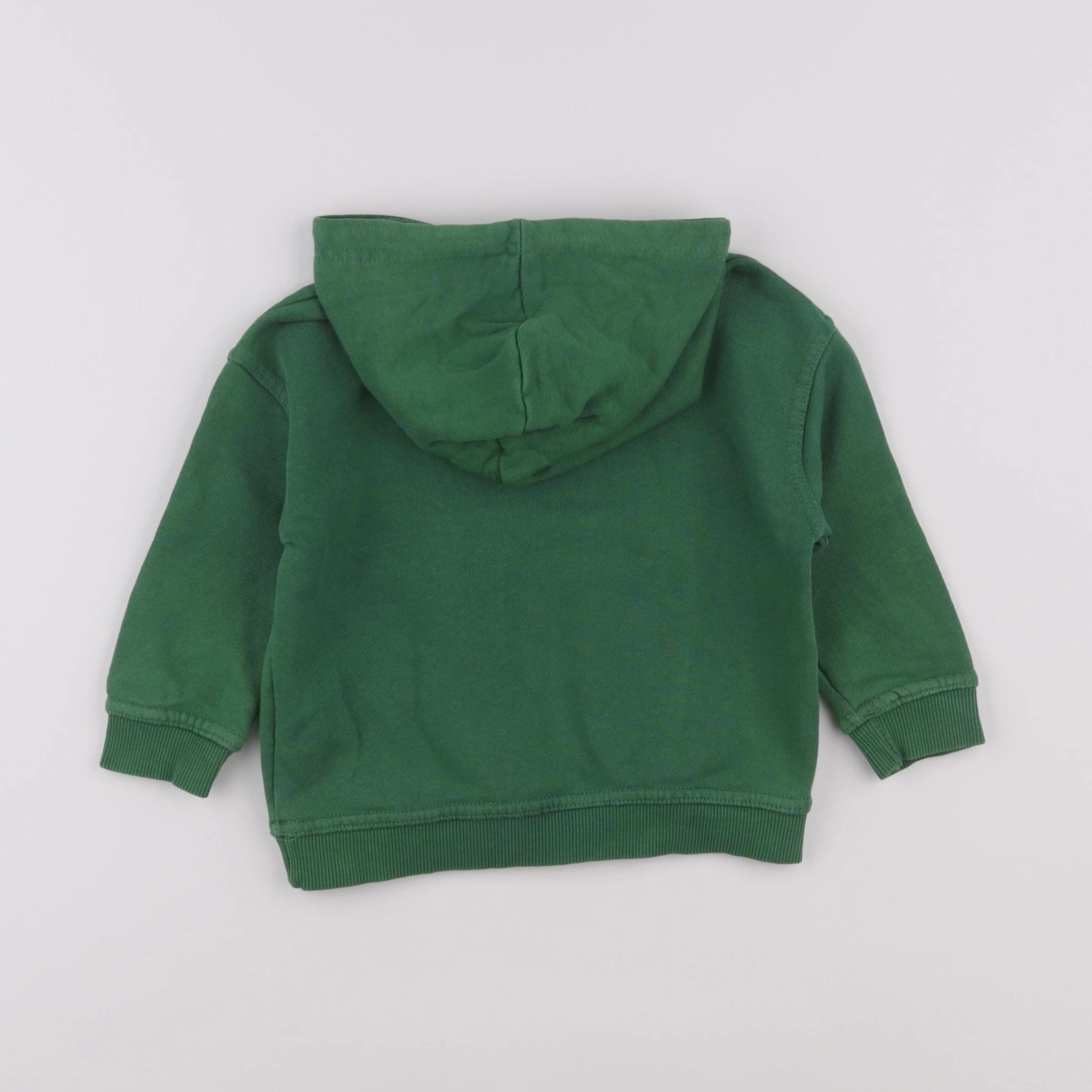 Zara - sweat vert - 12/18 mois
