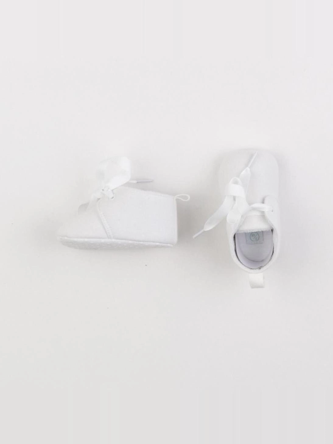 Vertbaudet - chaussons blanc - pointure 17
