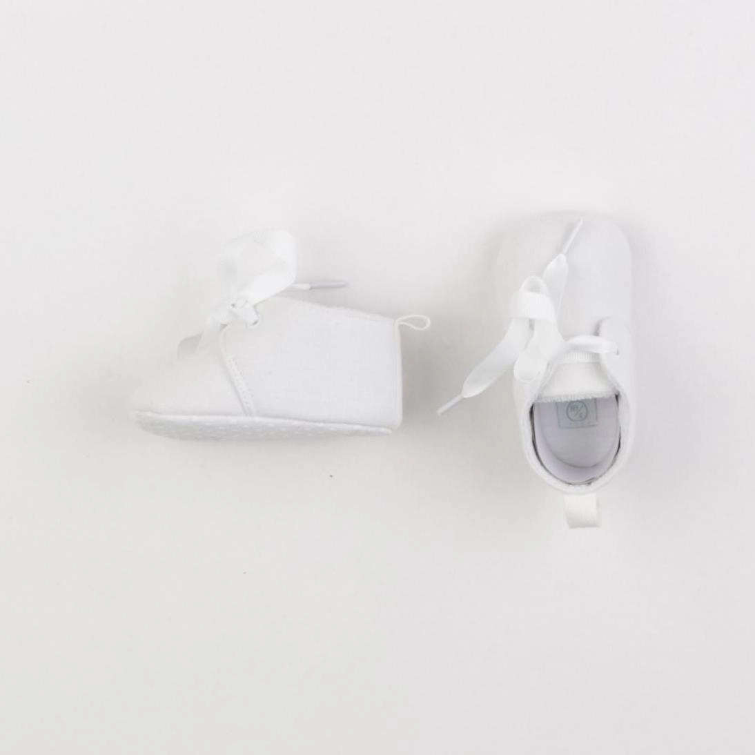 Vertbaudet - chaussons blanc - pointure 17