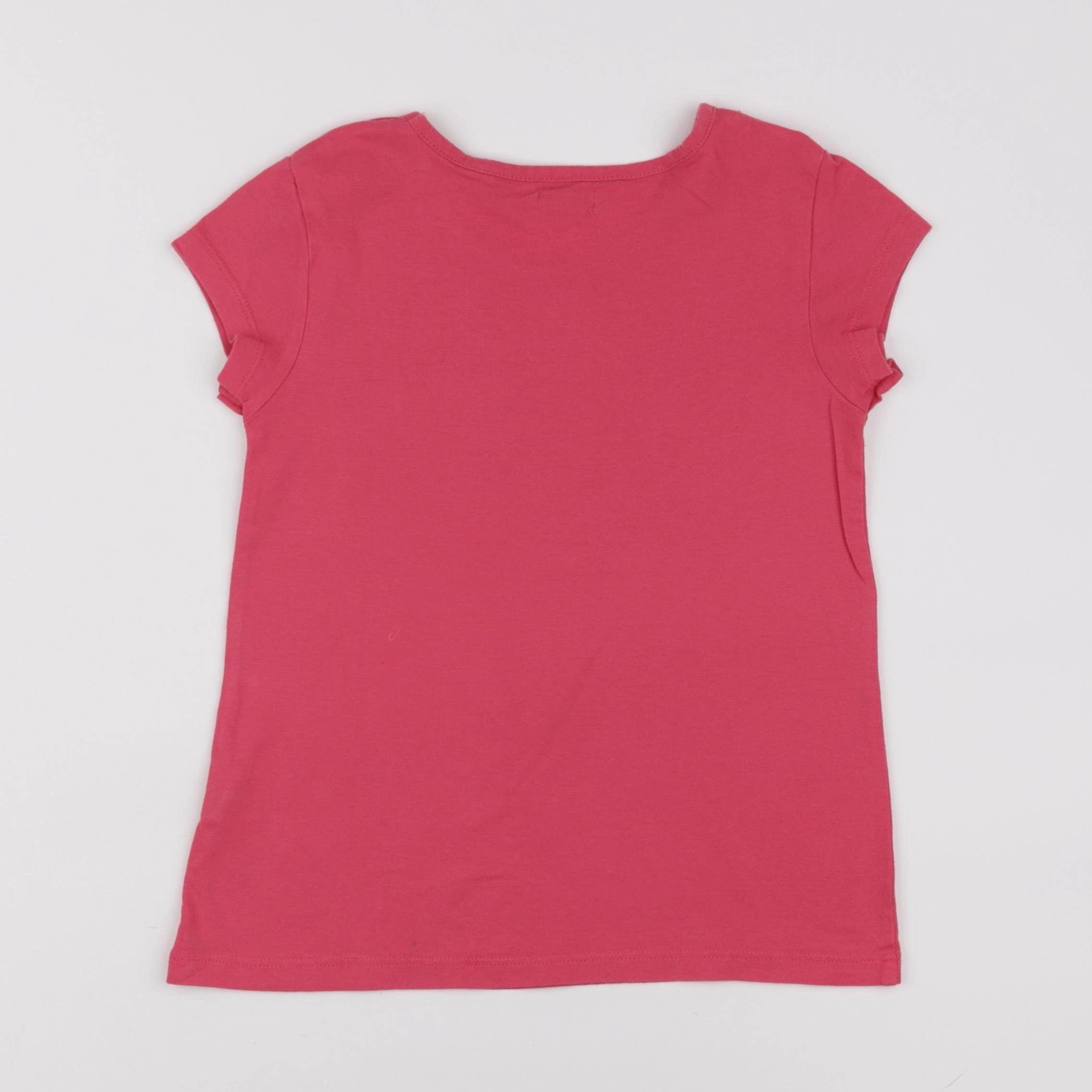 IKKS - tee-shirt rose - 8 ans