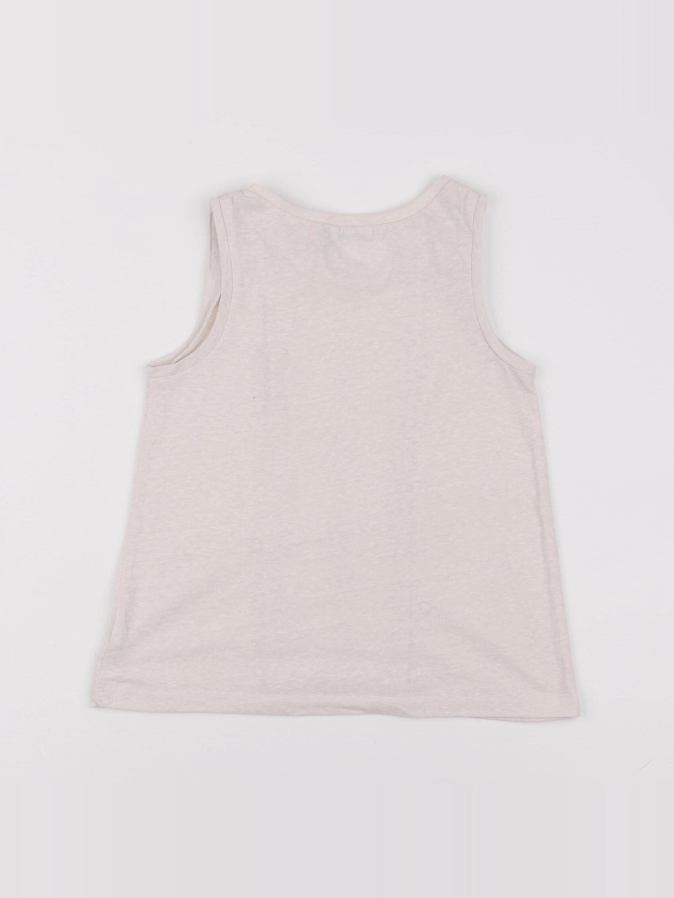 IKKS - débardeur beige - 8 ans