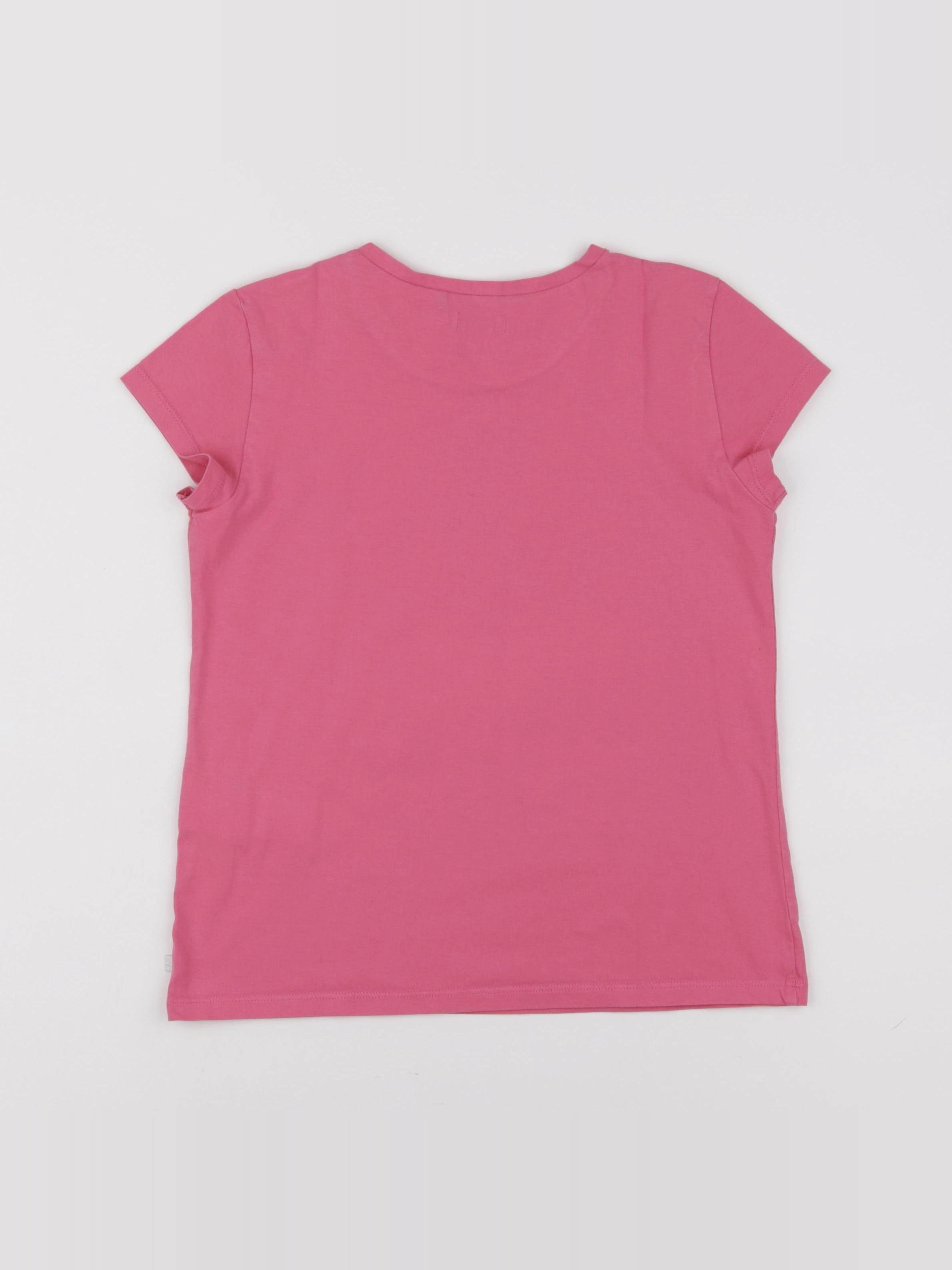 IKKS - tee-shirt rose - 10 ans