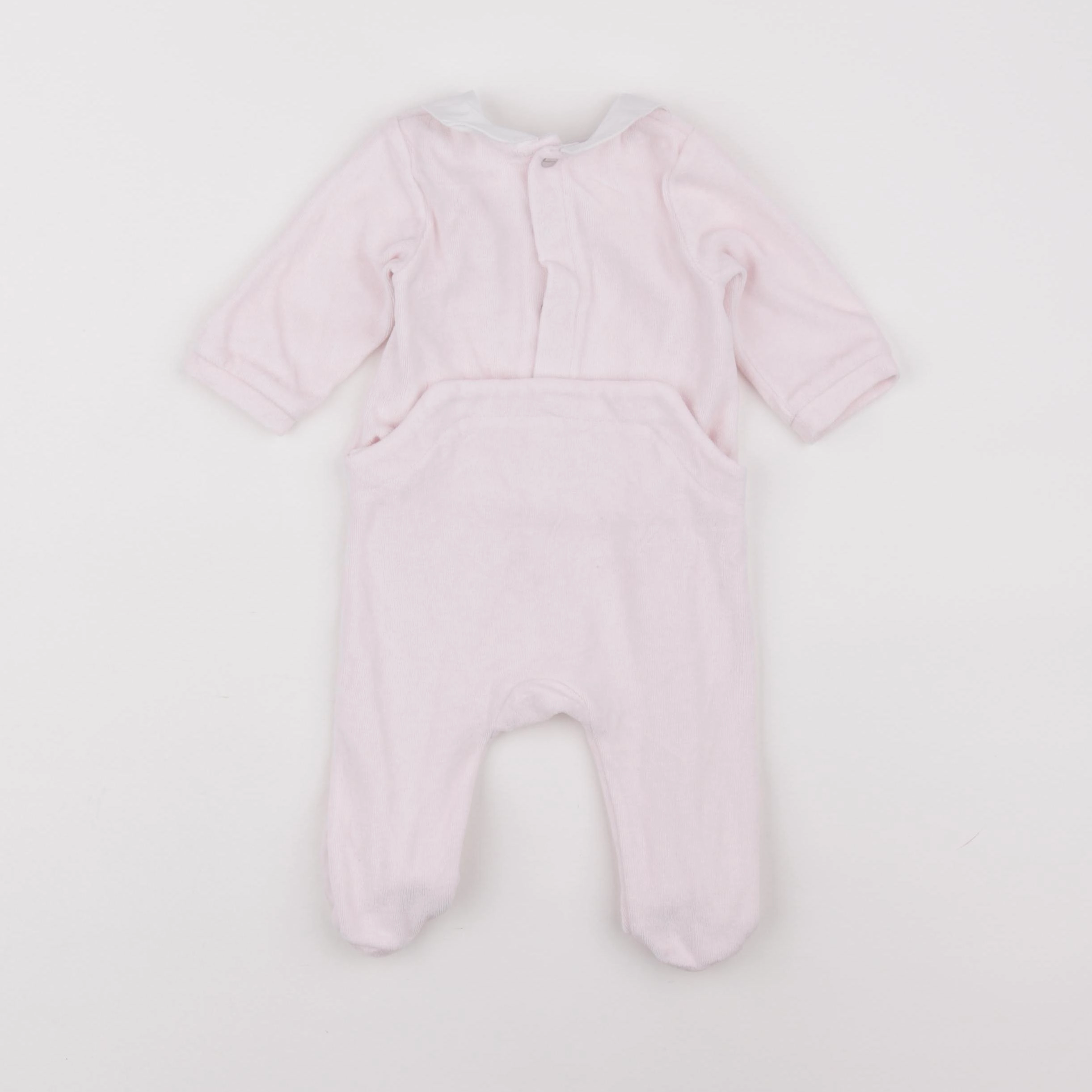 Jacadi - pyjama velours rose - 3 mois