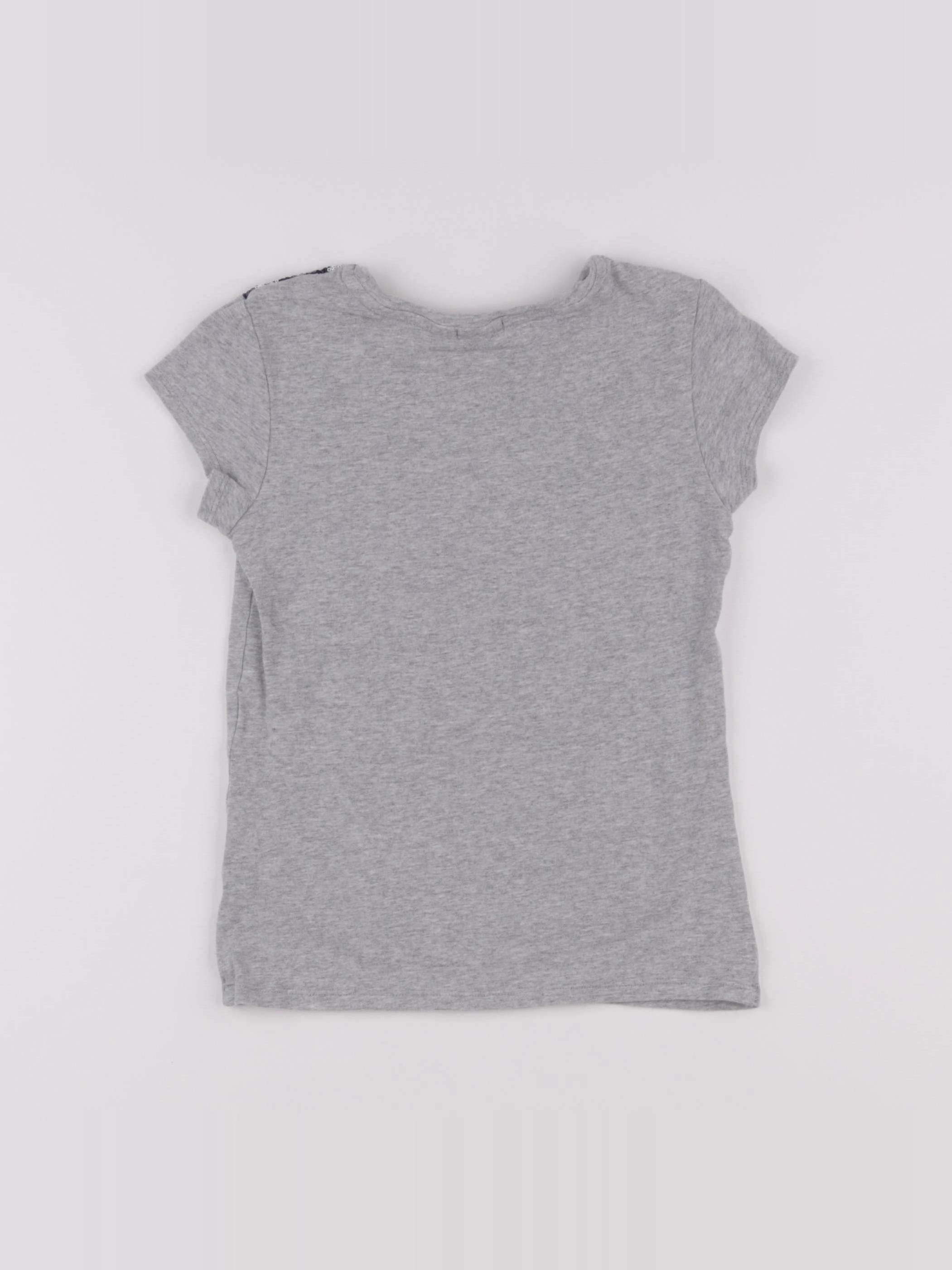 IKKS - tee-shirt bleu, gris - 6 ans