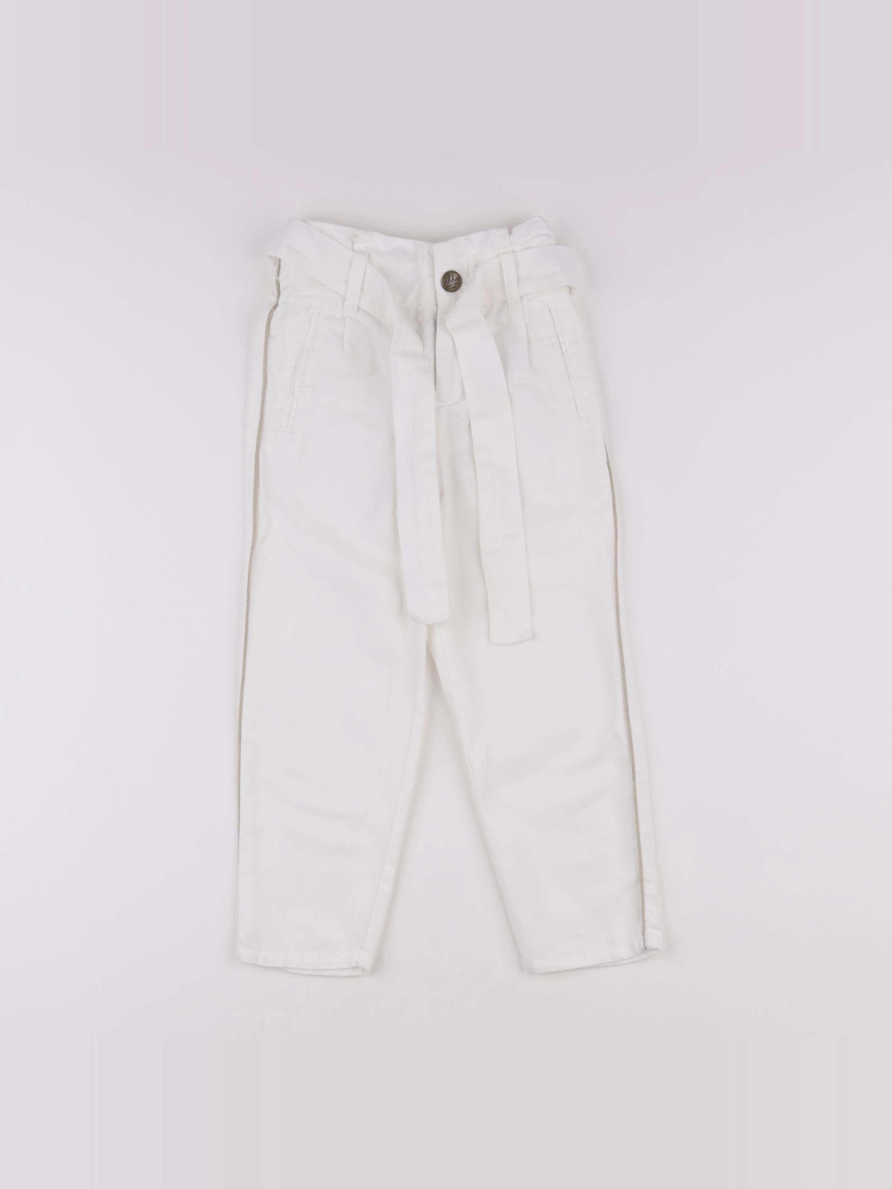IKKS - pantalon blanc - 6 ans