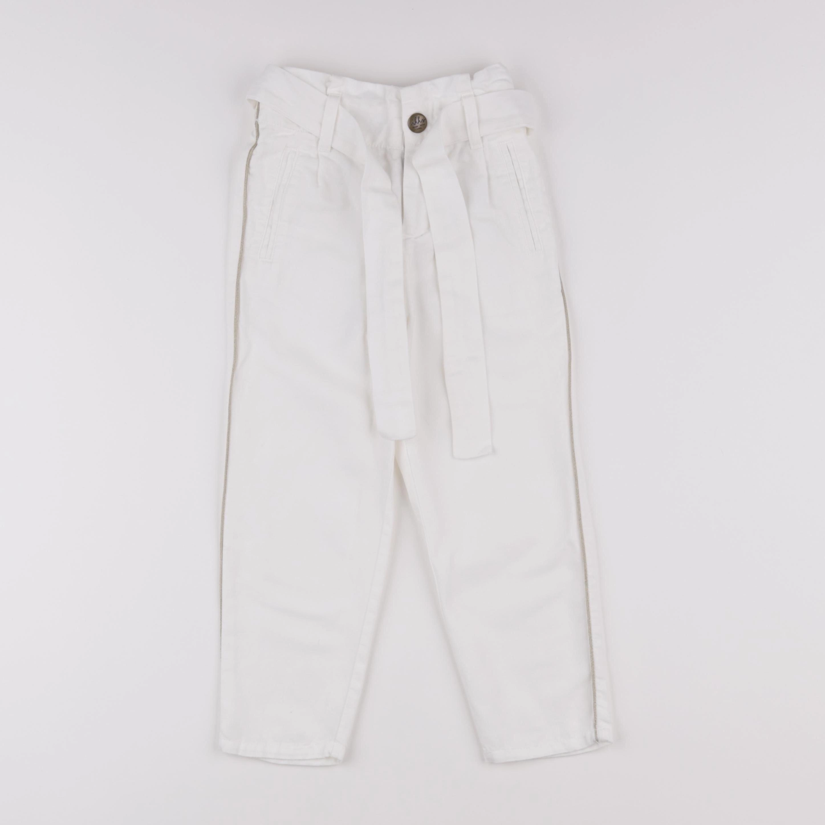 IKKS - pantalon blanc - 6 ans