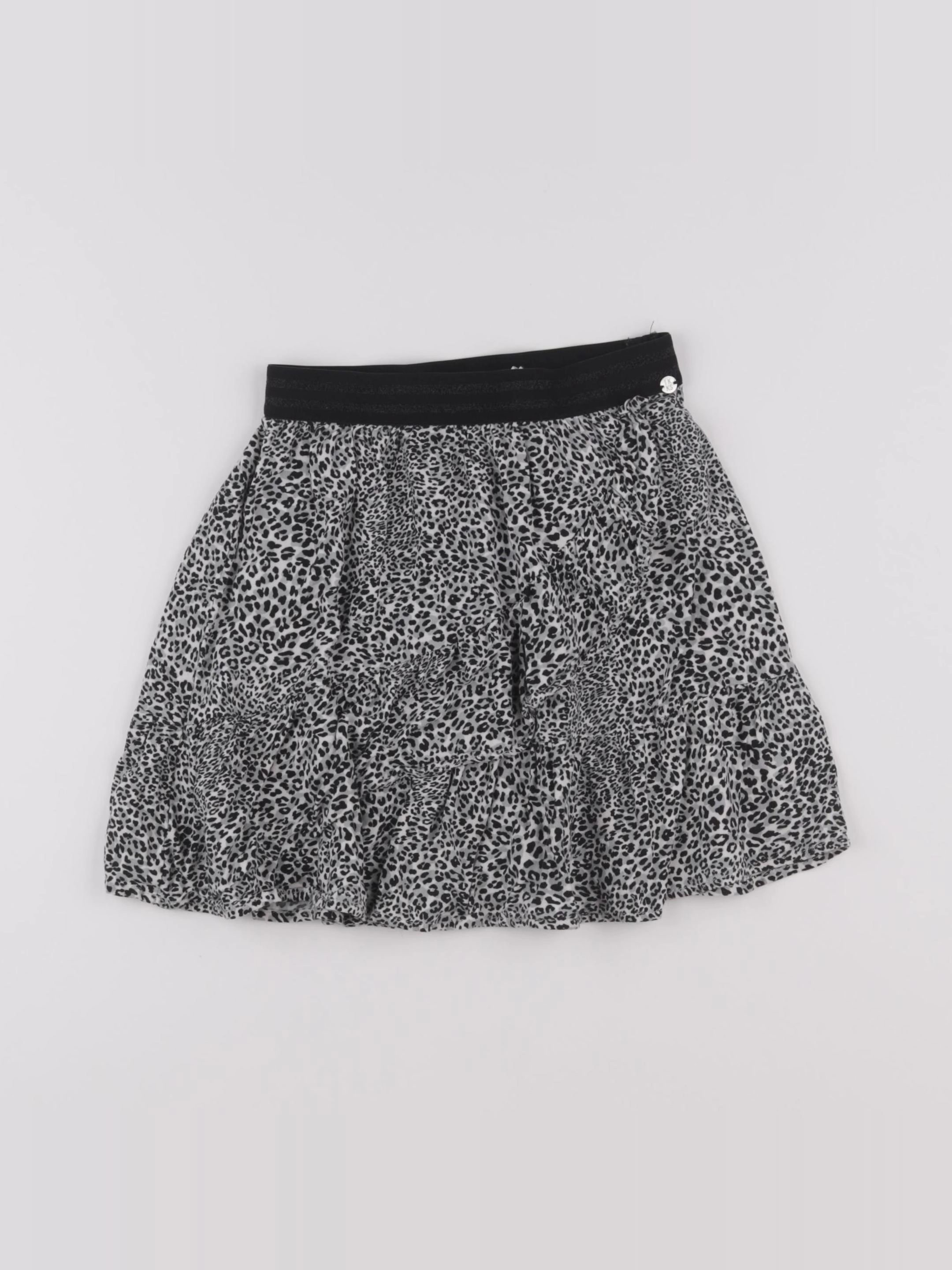 IKKS - jupe gris, noir - 8 ans