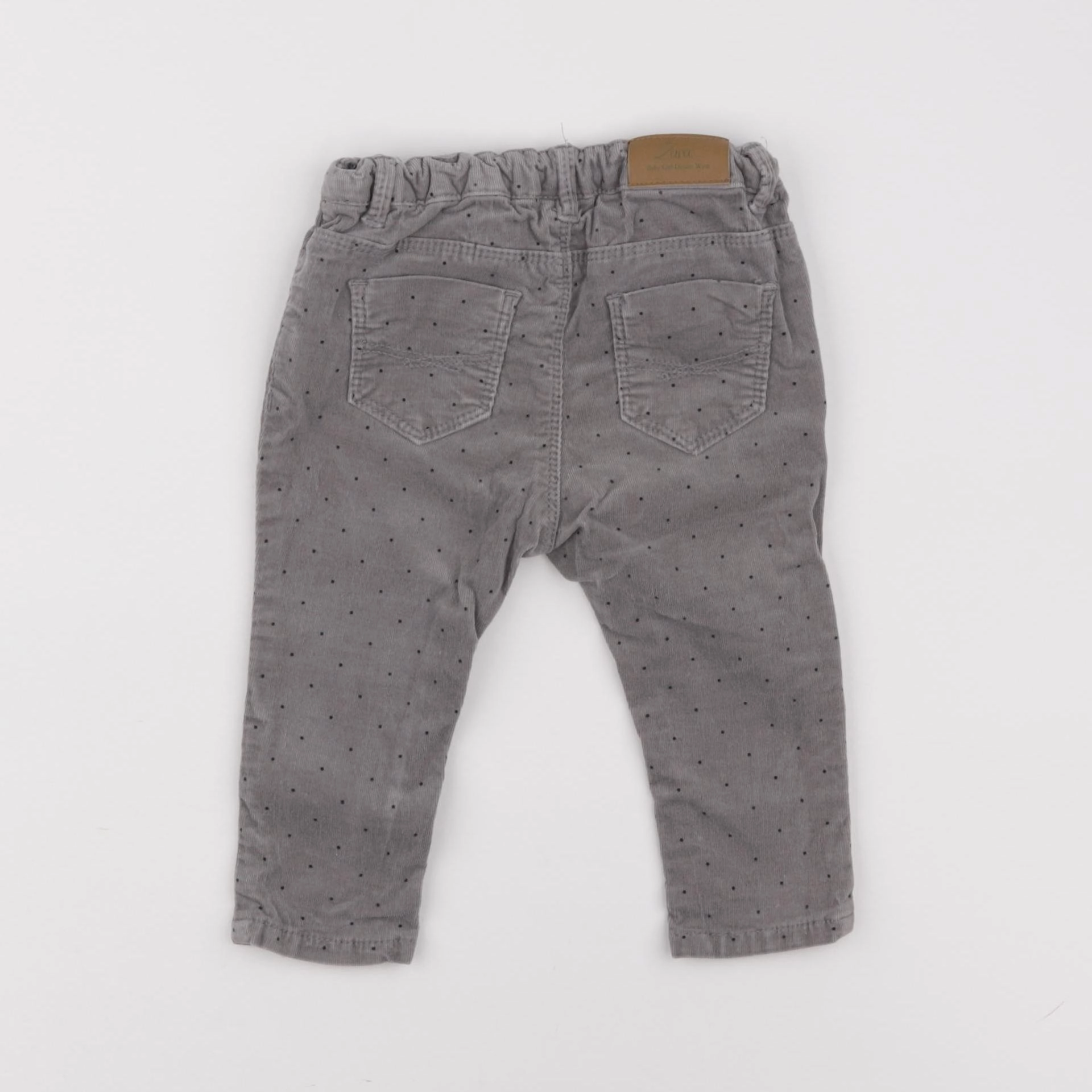 Zara - pantalon gris - 6/9 mois