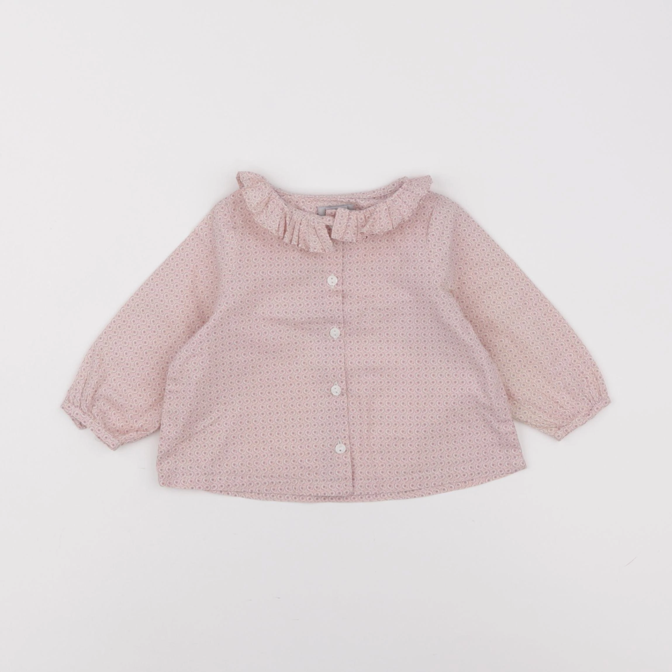Cyrillus - blouse rose - 6 mois